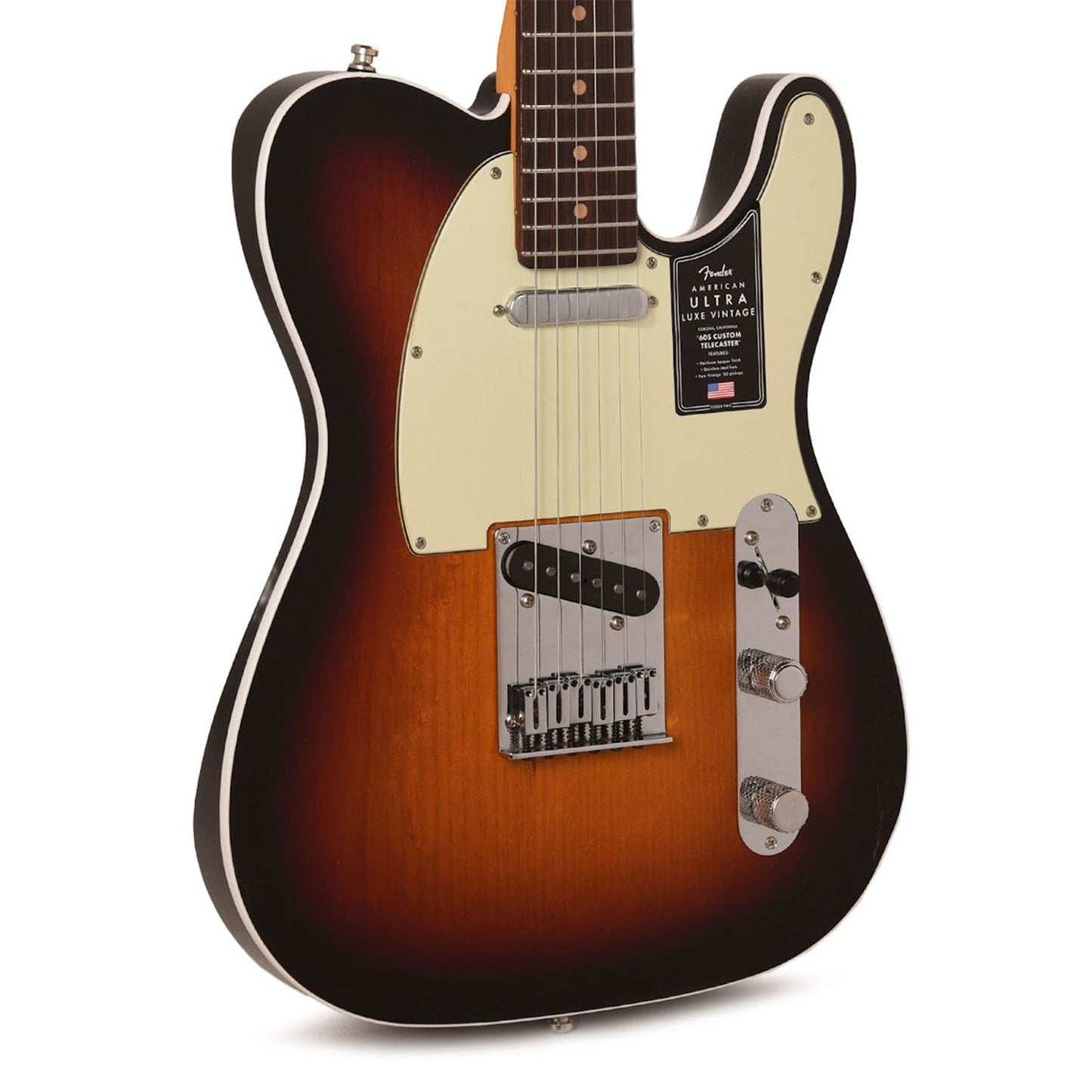 Fender American Ultra Luxe Vintage '60s Telecaster Custom 3-Color Sunburst Electric Guitars / Solid Body