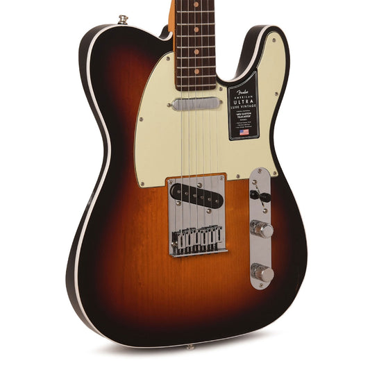 Fender American Ultra Luxe Vintage '60s Telecaster Custom 3-Color Sunburst Electric Guitars / Solid Body