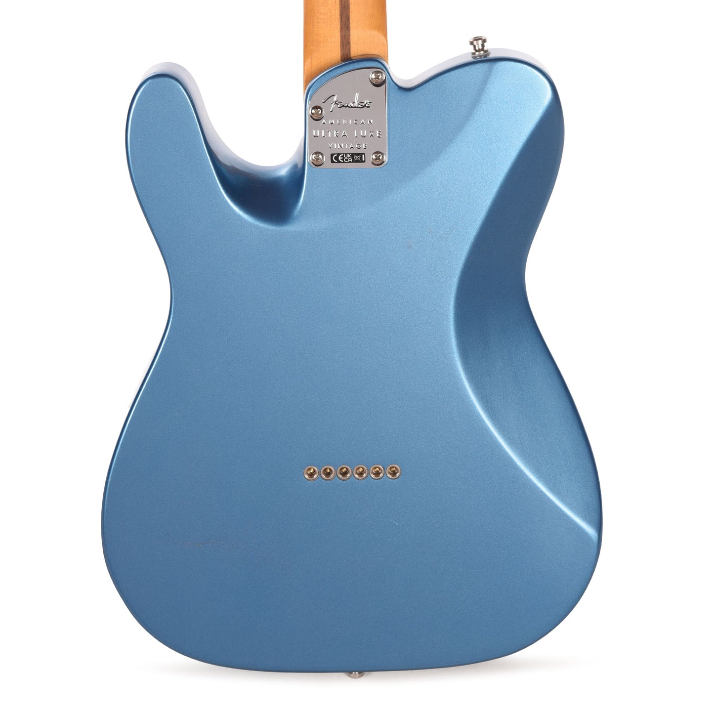 Fender American Ultra Luxe Vintage '60s Telecaster Custom Lake Placid Blue Electric Guitars / Solid Body