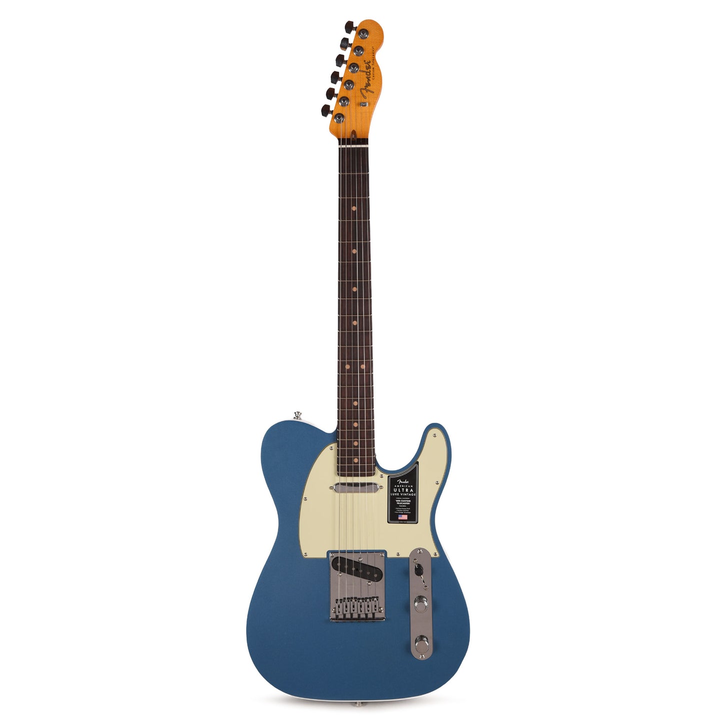 Fender American Ultra Luxe Vintage '60s Telecaster Custom Lake Placid Blue Electric Guitars / Solid Body