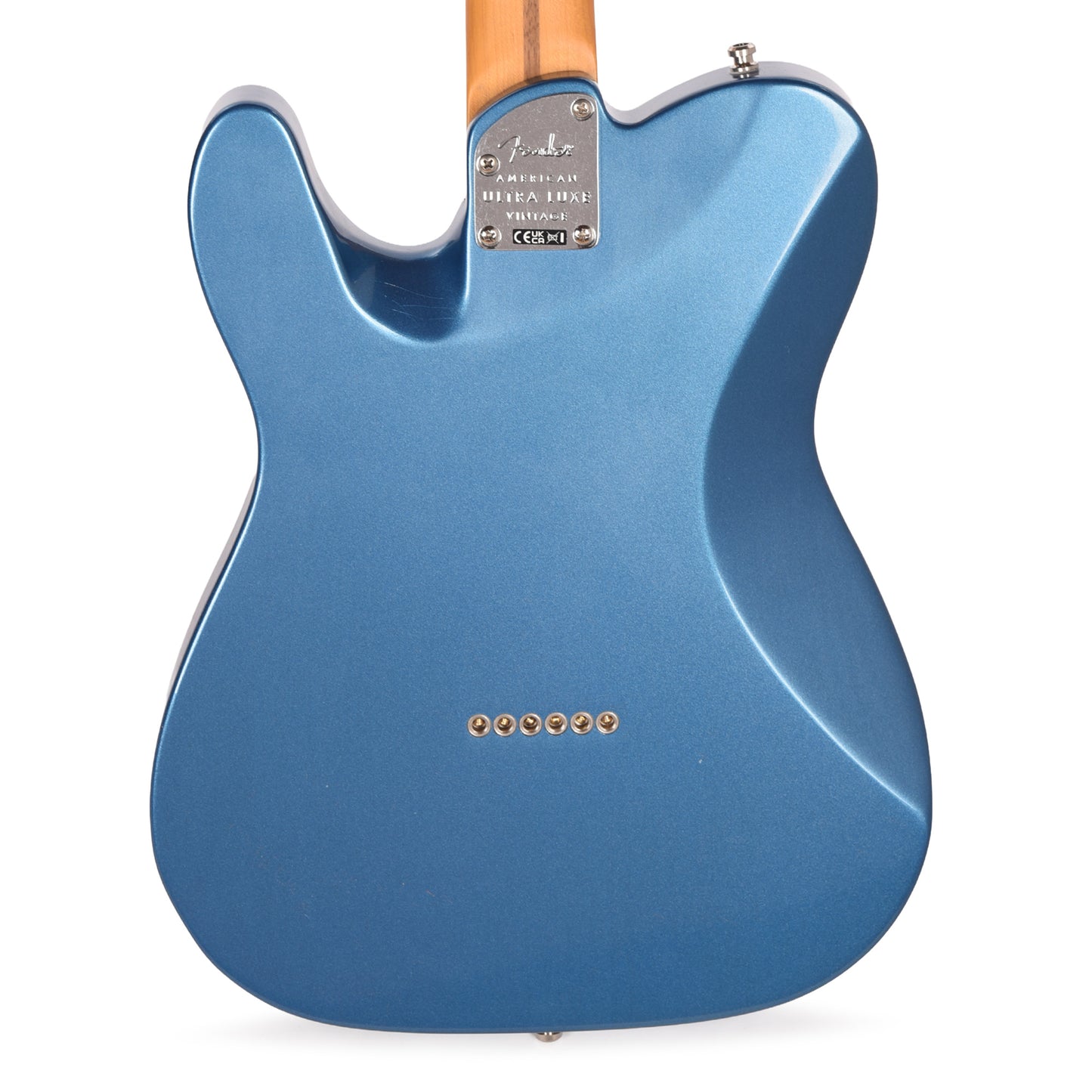 Fender American Ultra Luxe Vintage '60s Telecaster Custom Lake Placid Blue Electric Guitars / Solid Body