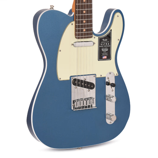 Fender American Ultra Luxe Vintage '60s Telecaster Custom Lake Placid Blue Electric Guitars / Solid Body