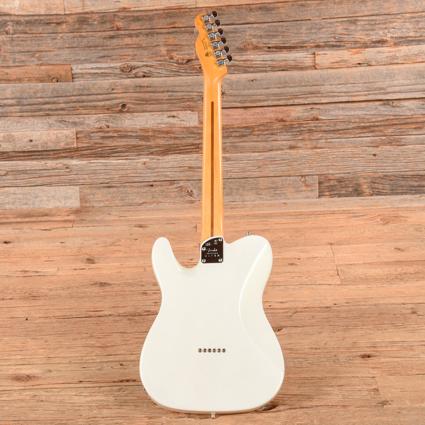 Fender American Ultra Stratocaster Arctic Pearl 2021 Electric Guitars / Solid Body