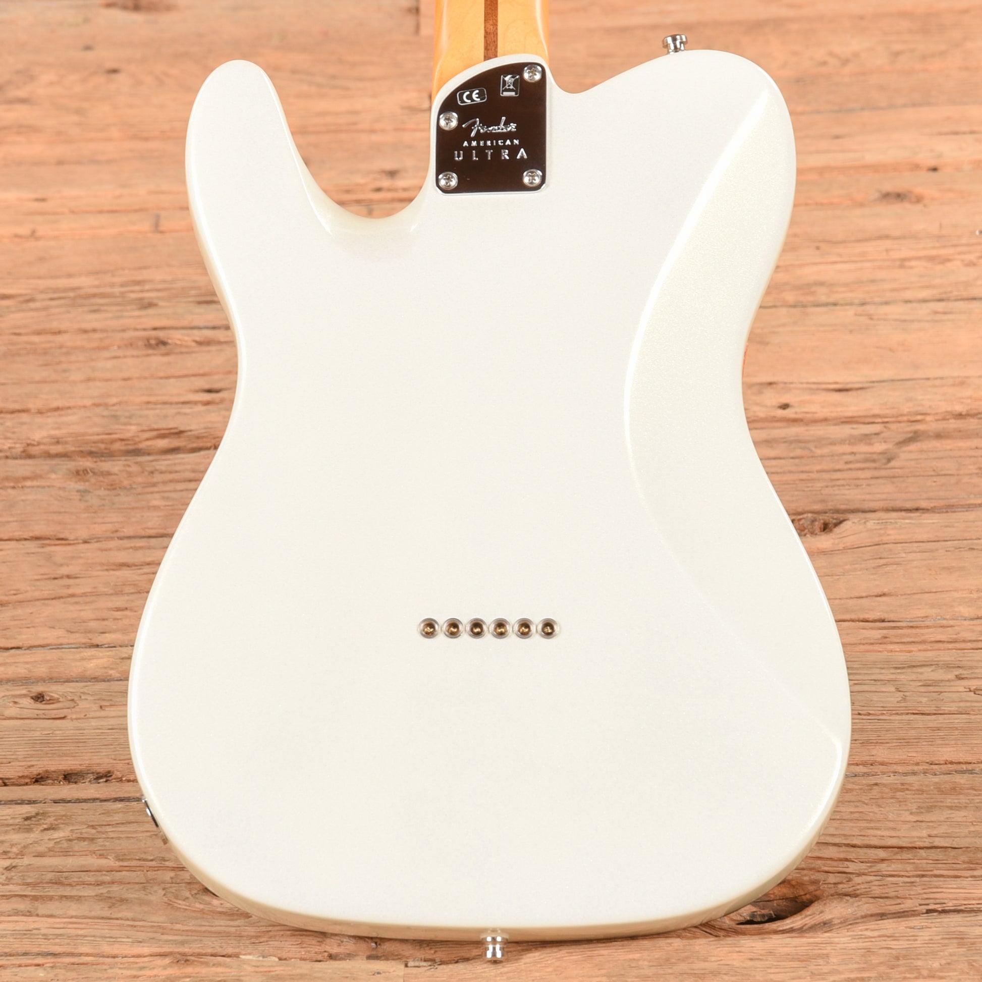 Fender American Ultra Stratocaster Arctic Pearl 2021 Electric Guitars / Solid Body