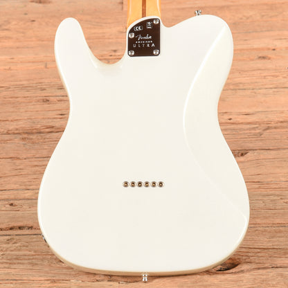 Fender American Ultra Stratocaster Arctic Pearl 2021 Electric Guitars / Solid Body