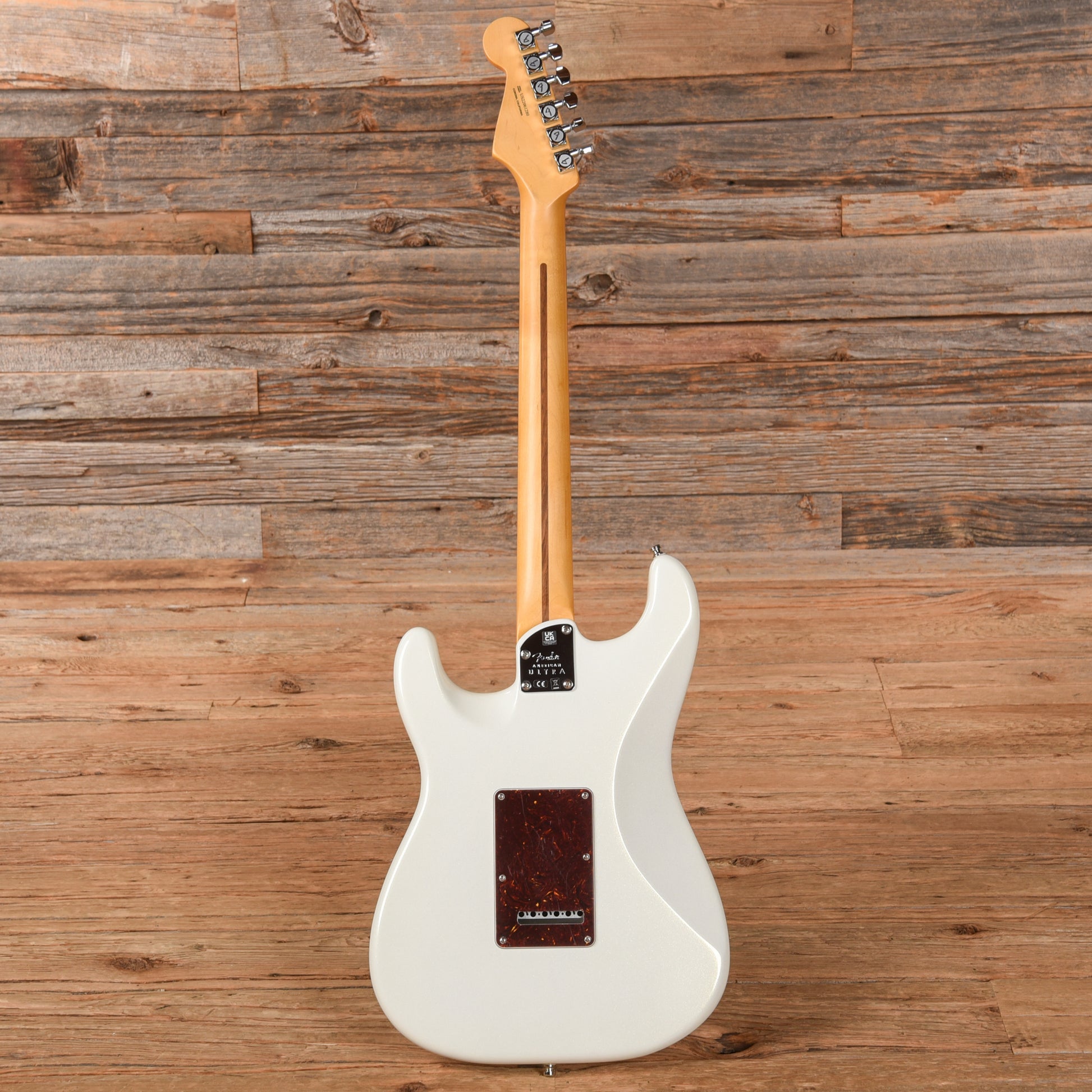 Fender American Ultra Stratocaster Arctic Pearl 2022 Electric Guitars / Solid Body