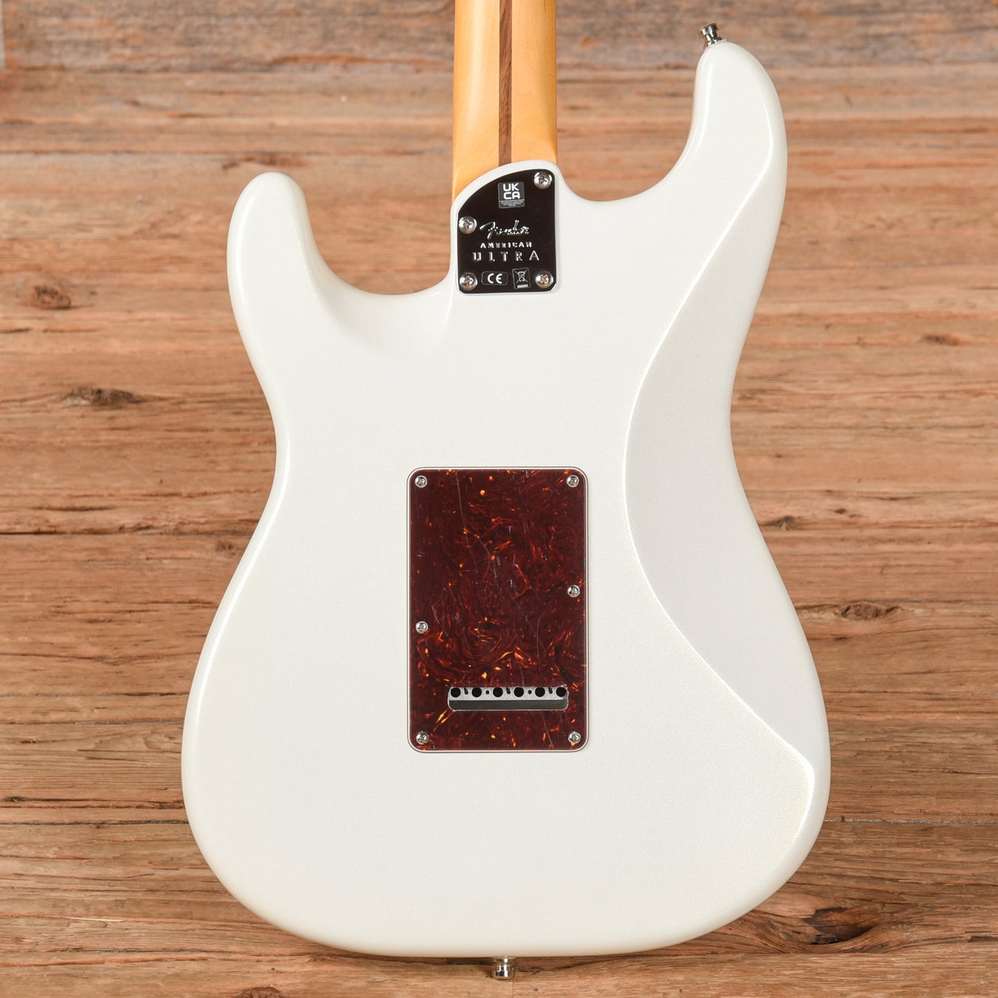Fender American Ultra Stratocaster Arctic Pearl 2022 Electric Guitars / Solid Body