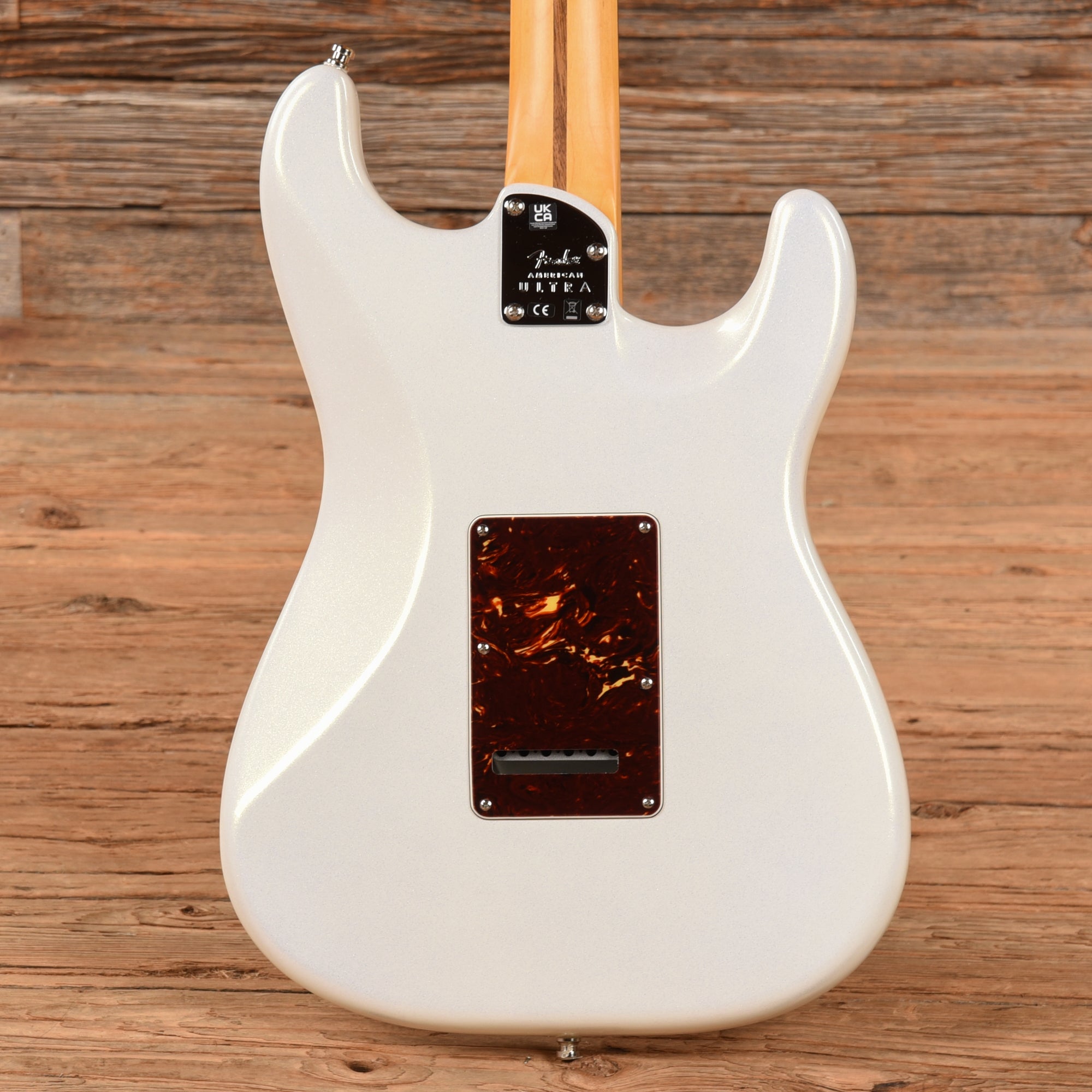 Fender American Ultra Stratocaster Arctic Pearl 2023 LEFTY Electric Guitars / Solid Body