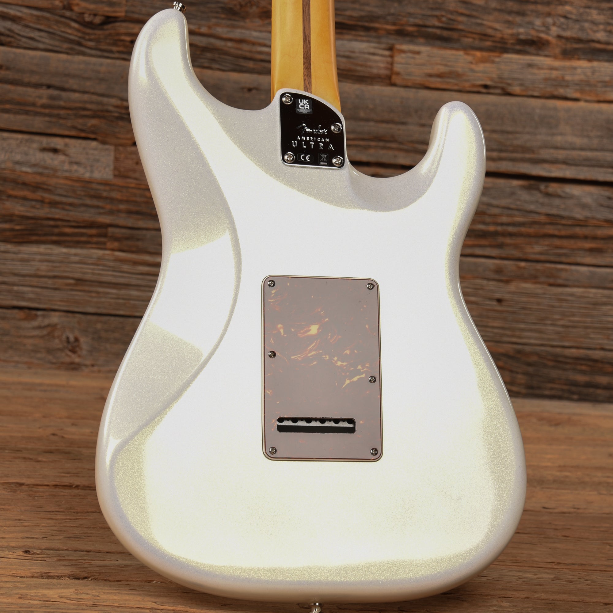 Fender American Ultra Stratocaster Arctic Pearl 2023 LEFTY Electric Guitars / Solid Body