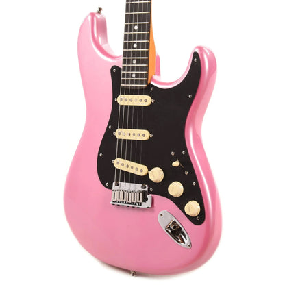 Fender American Ultra Stratocaster Bubble Gum Metallic w/Ebony Fingerboard & Anodized Black Pickguard Electric Guitars / Solid Body