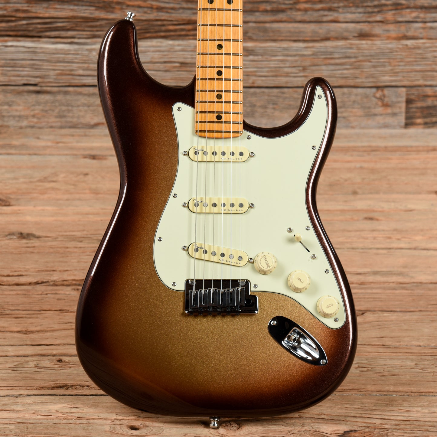 Fender American Ultra Stratocaster Mocha Burst 2022 Electric Guitars / Solid Body