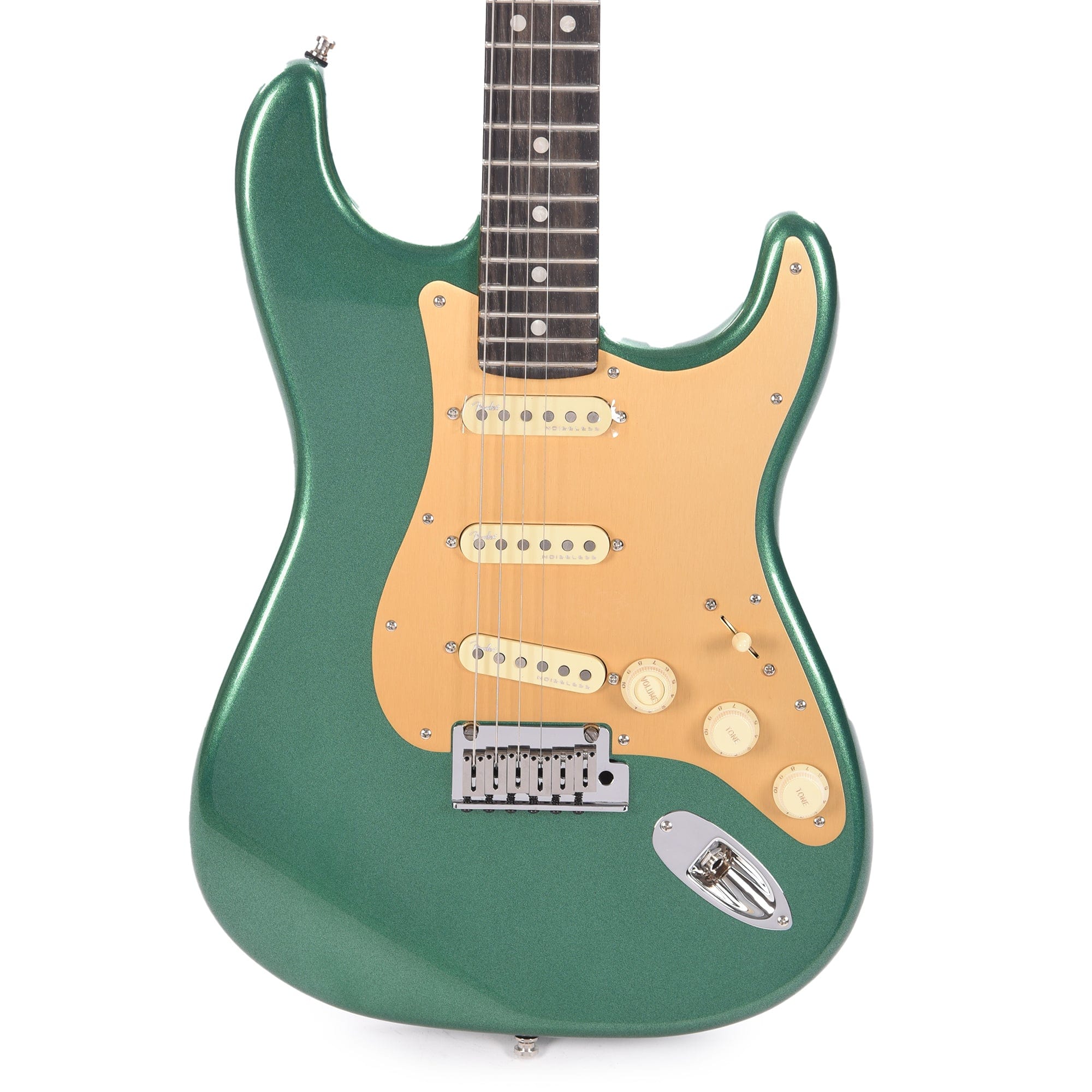 Fender American Ultra Stratocaster Mystic Pine & Anodized Gold Pickguard Electric Guitars / Solid Body