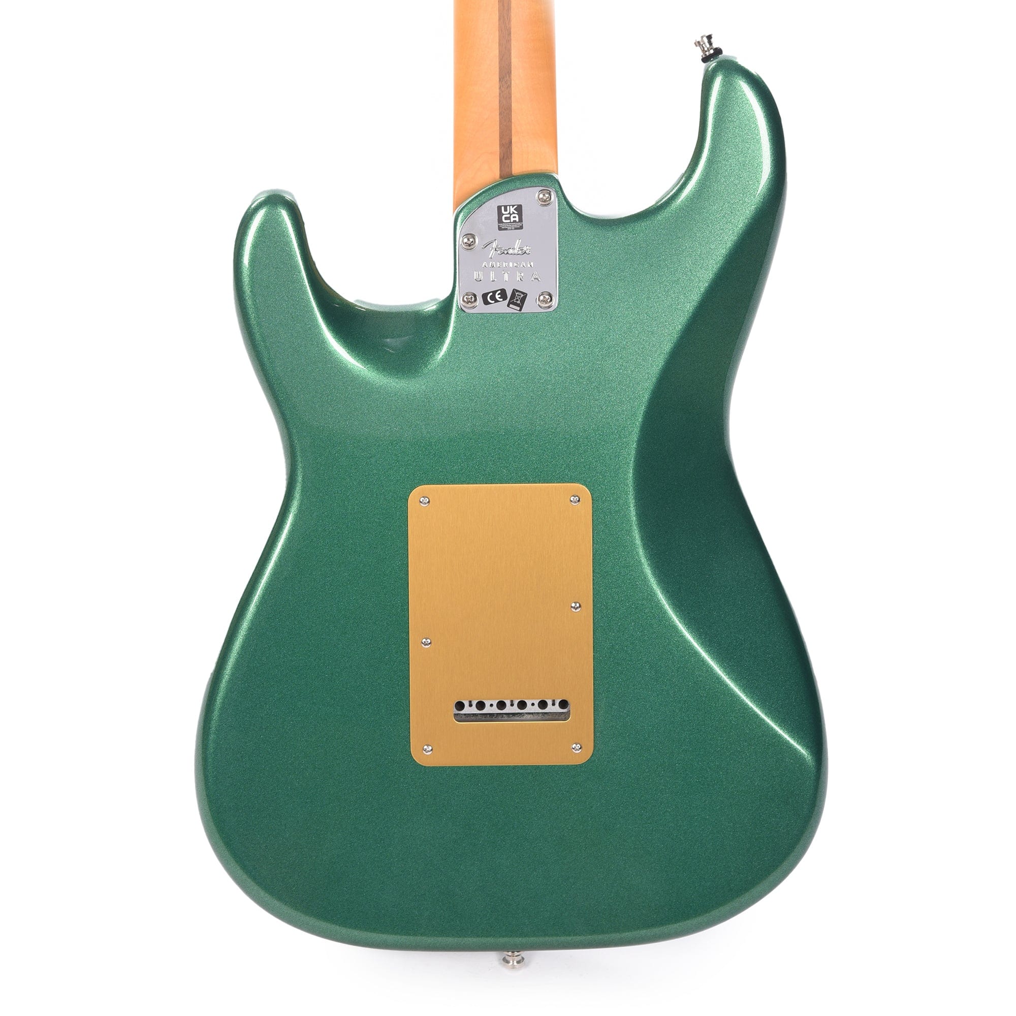 Fender American Ultra Stratocaster Mystic Pine & Anodized Gold Pickguard Electric Guitars / Solid Body
