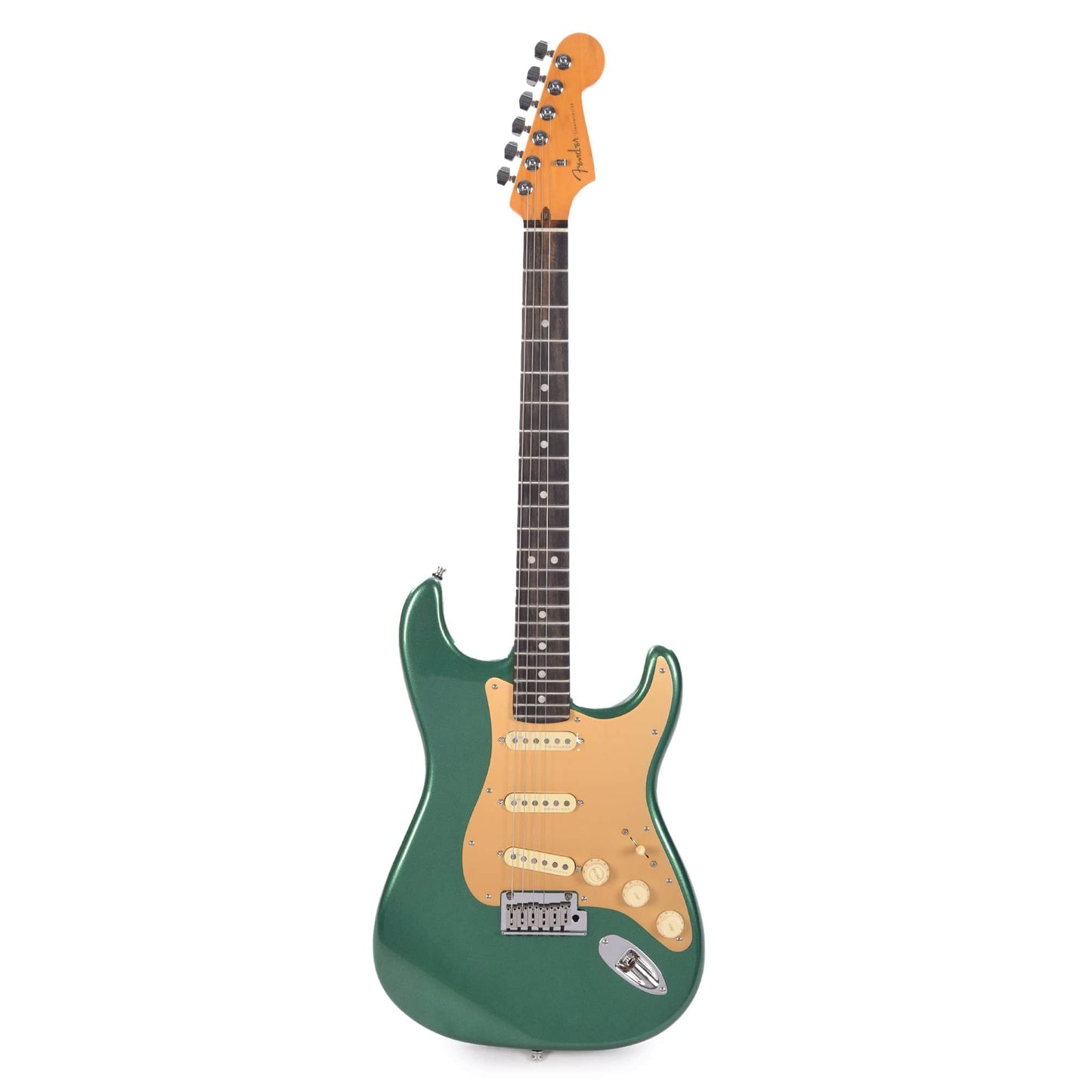 Fender American Ultra Stratocaster Mystic Pine & Anodized Gold Pickguard Electric Guitars / Solid Body
