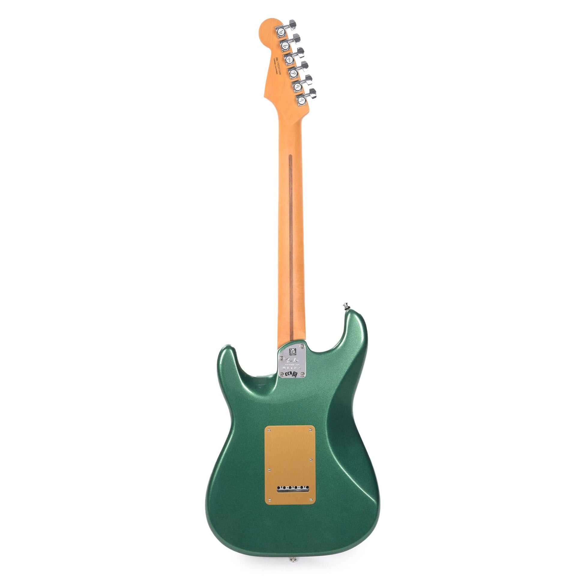 Fender American Ultra Stratocaster Mystic Pine & Anodized Gold Pickguard Electric Guitars / Solid Body