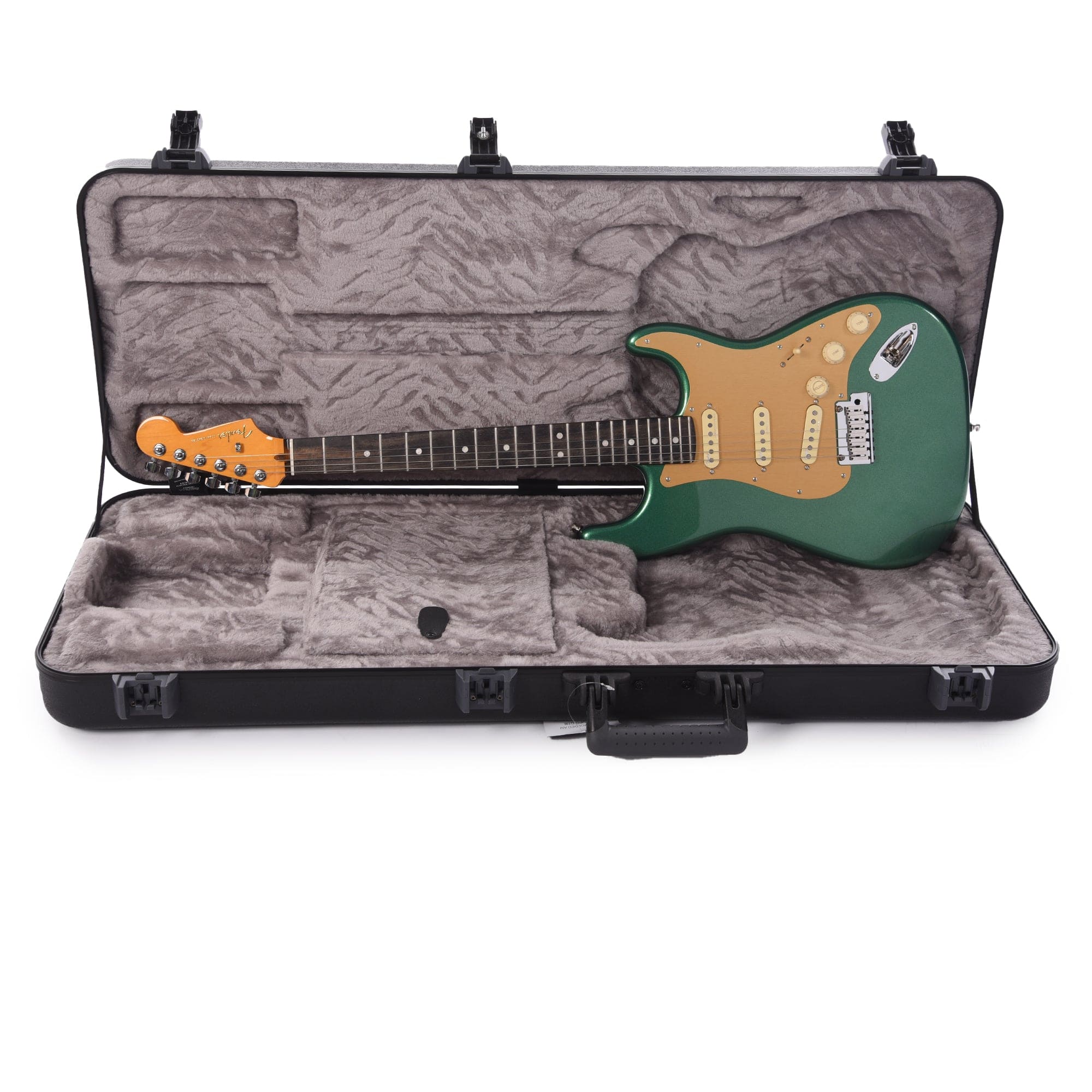 Fender American Ultra Stratocaster Mystic Pine & Anodized Gold Pickguard Electric Guitars / Solid Body