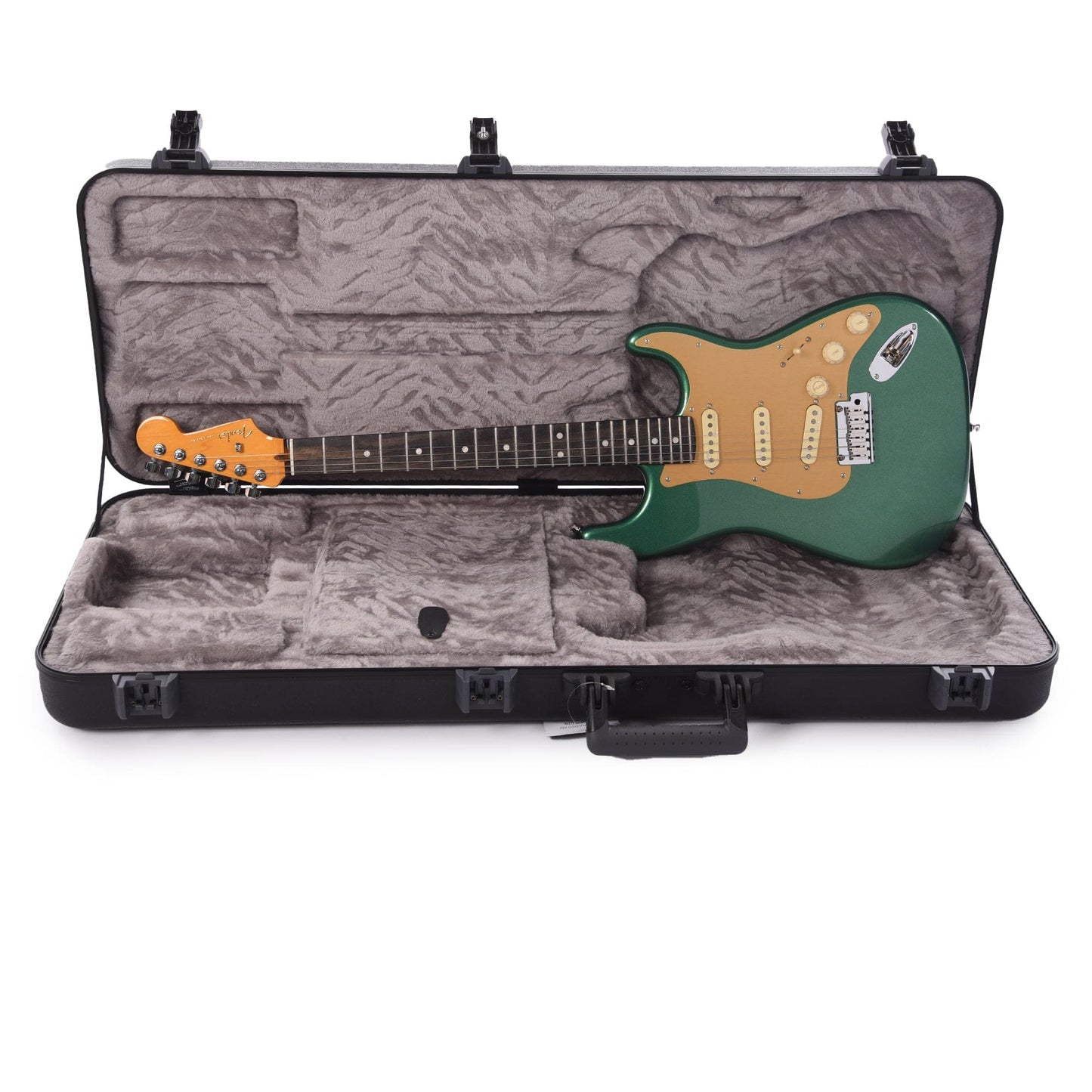 Fender American Ultra Stratocaster Mystic Pine & Anodized Gold Pickguard Electric Guitars / Solid Body