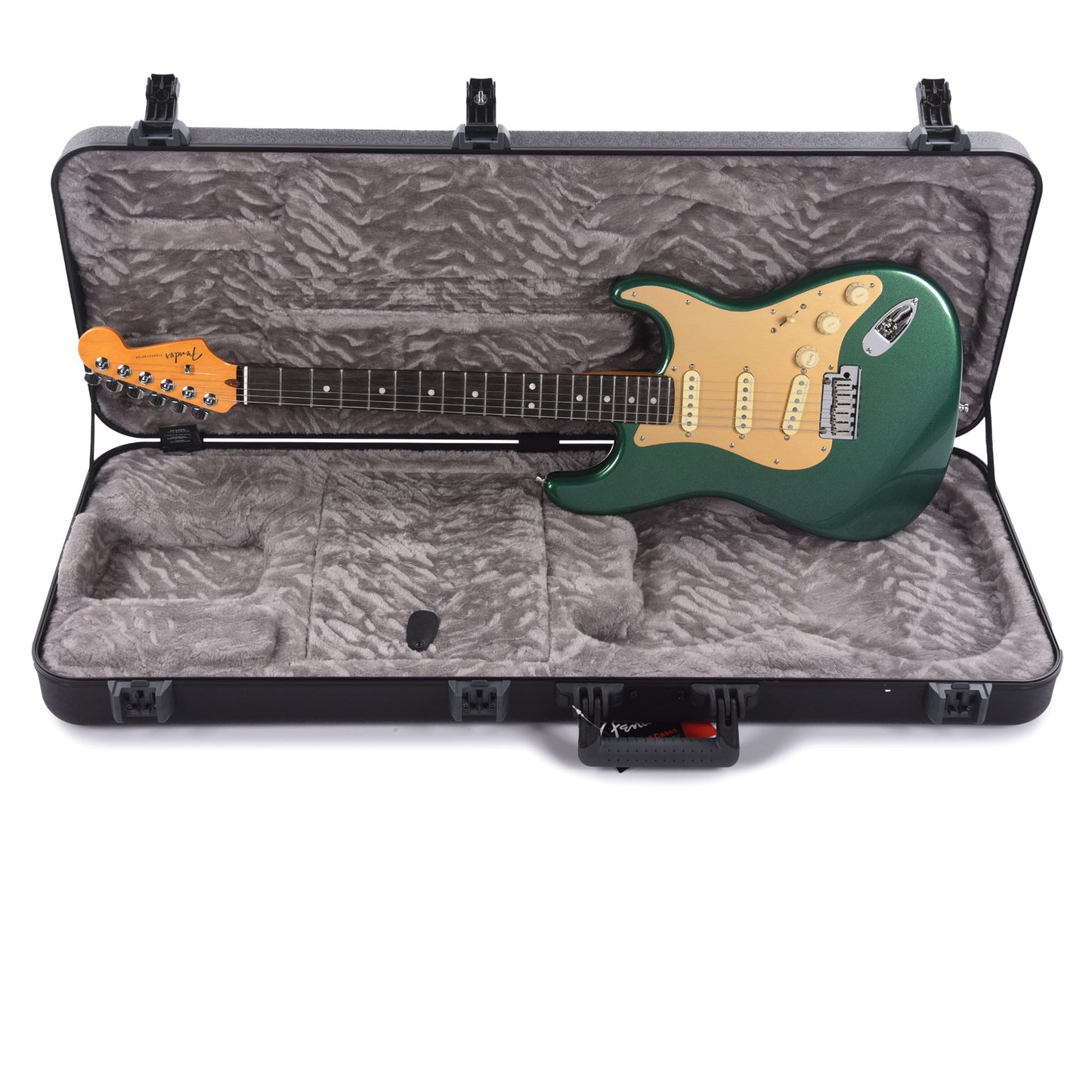 Fender American Ultra Stratocaster Mystic Pine & Anodized Gold Pickguard Electric Guitars / Solid Body