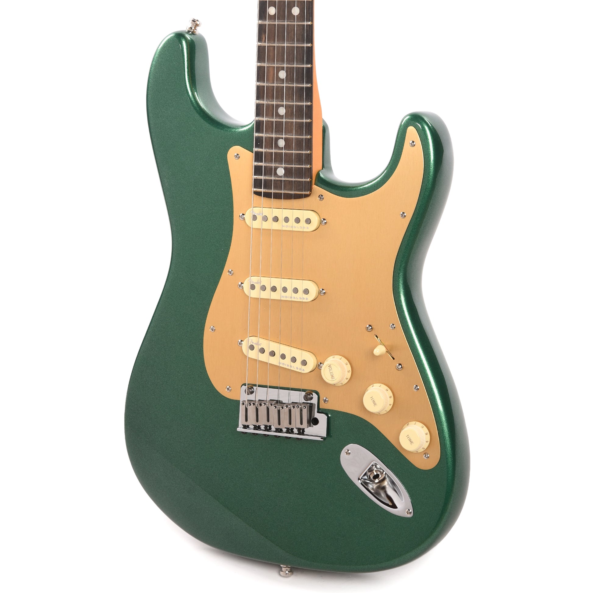 Fender American Ultra Stratocaster Mystic Pine & Anodized Gold Pickguard Electric Guitars / Solid Body