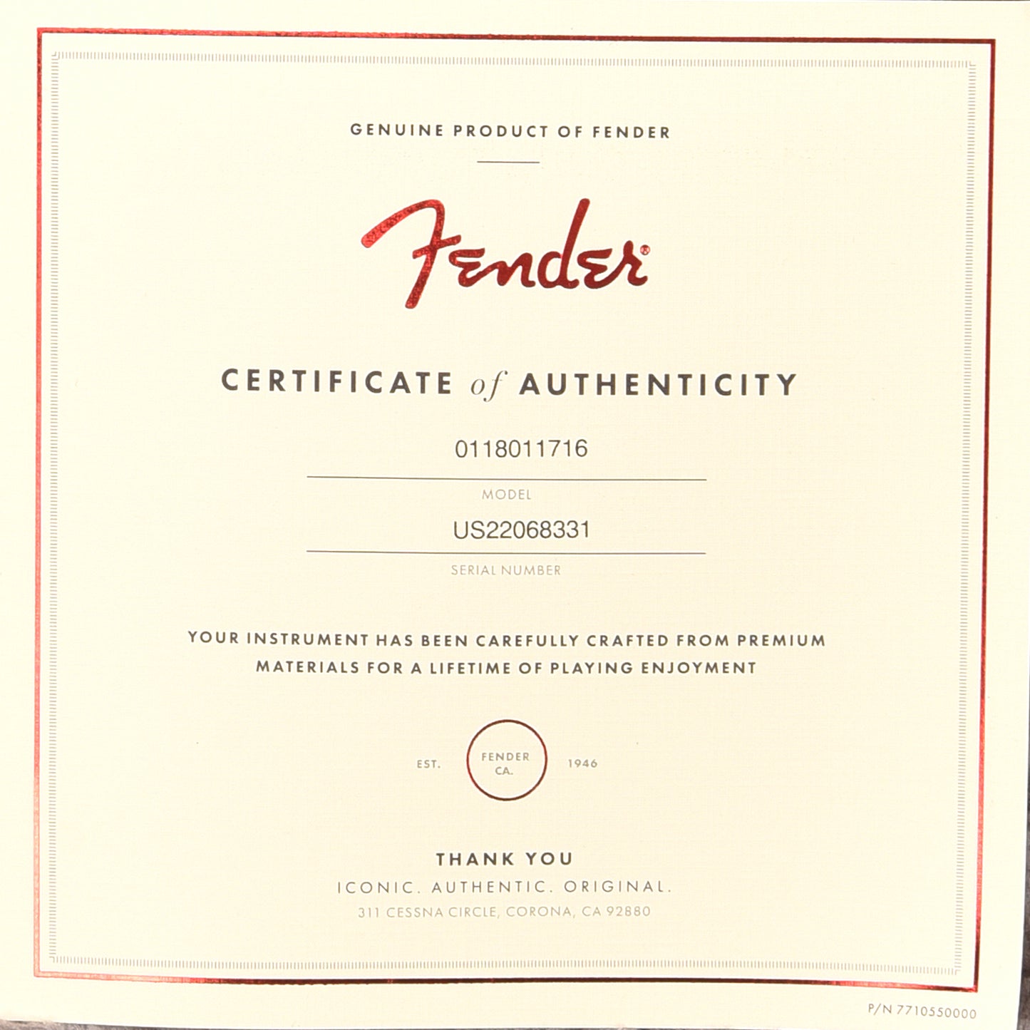 Fender American Ultra Stratocaster Mystic Pine & Anodized Gold Pickguard Electric Guitars / Solid Body