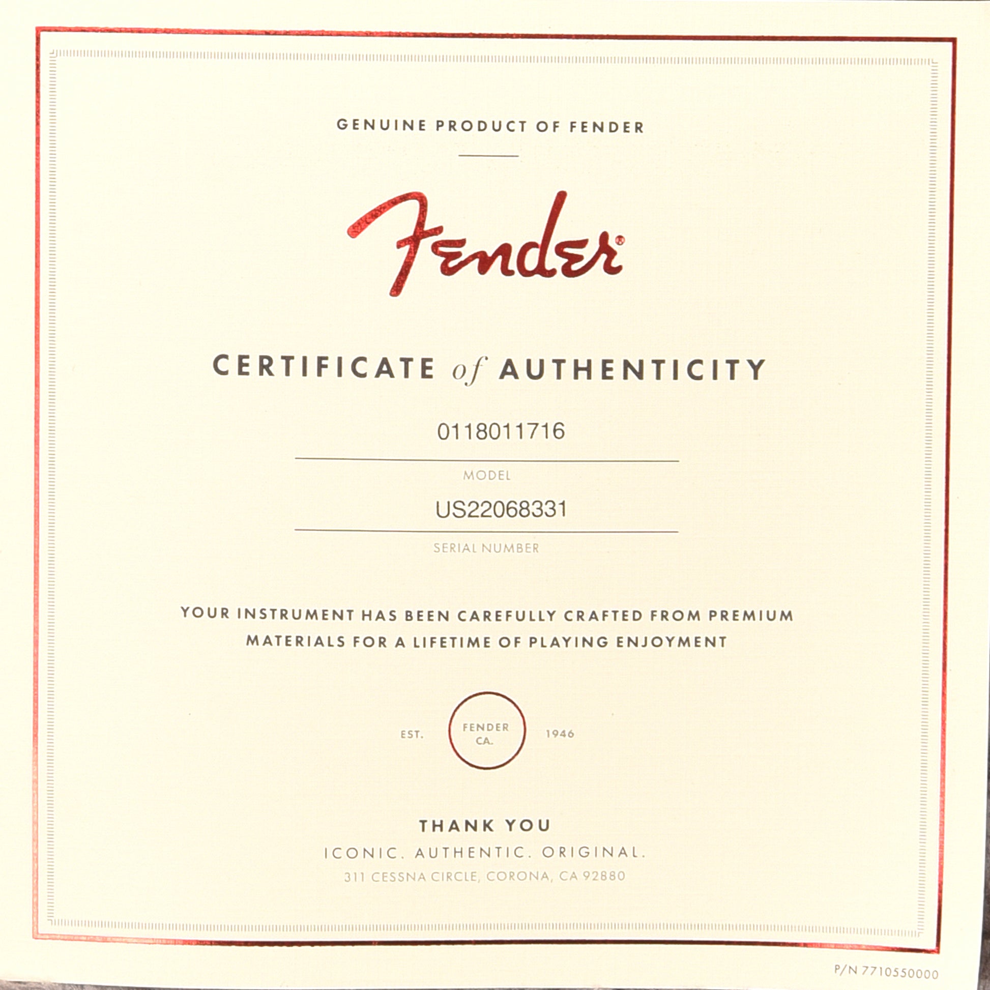 Fender American Ultra Stratocaster Mystic Pine & Anodized Gold Pickguard Electric Guitars / Solid Body