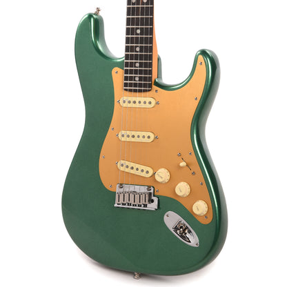 Fender American Ultra Stratocaster Mystic Pine & Anodized Gold Pickguard Electric Guitars / Solid Body