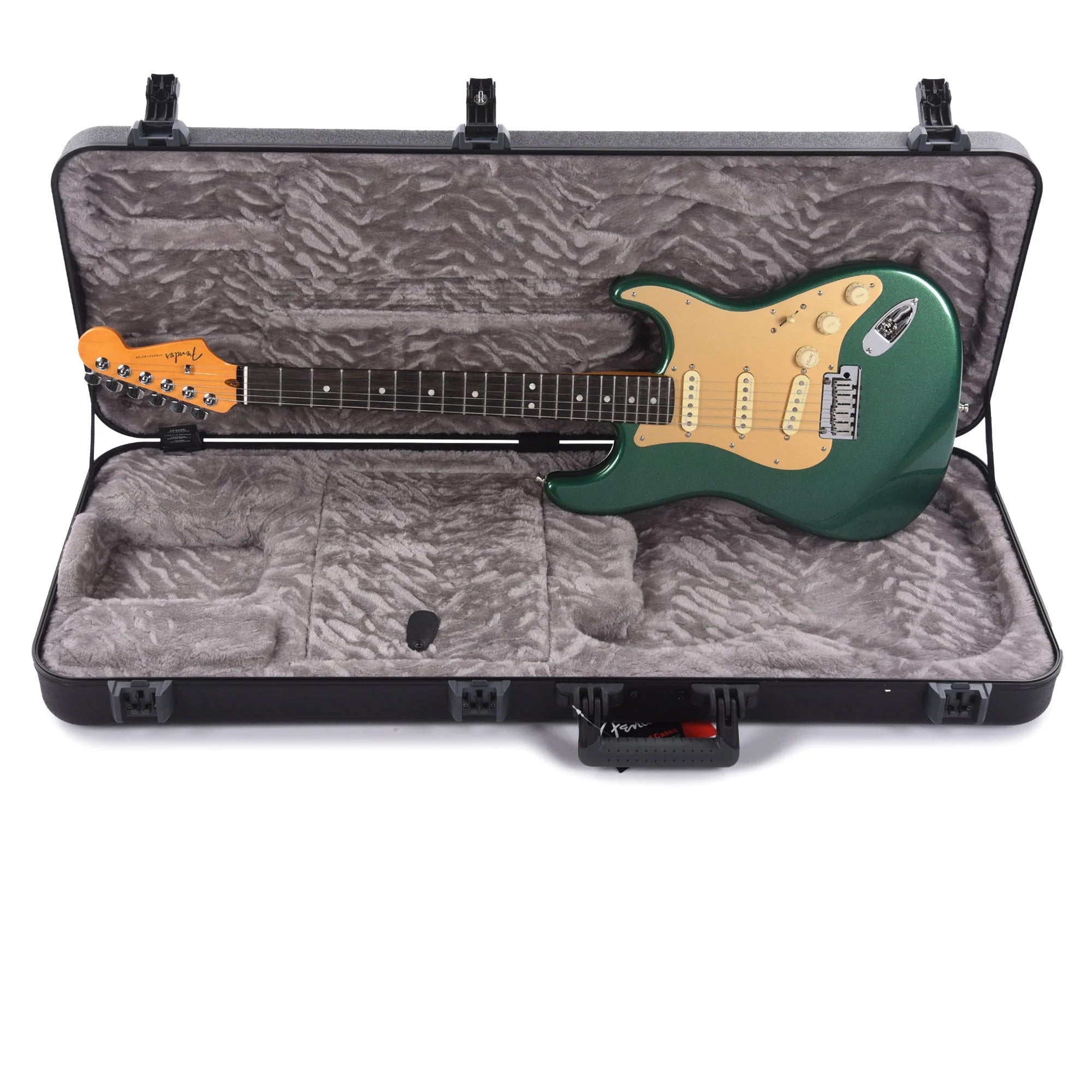 Fender American Ultra Stratocaster Mystic Pine & Anodized Gold Pickguard Electric Guitars / Solid Body