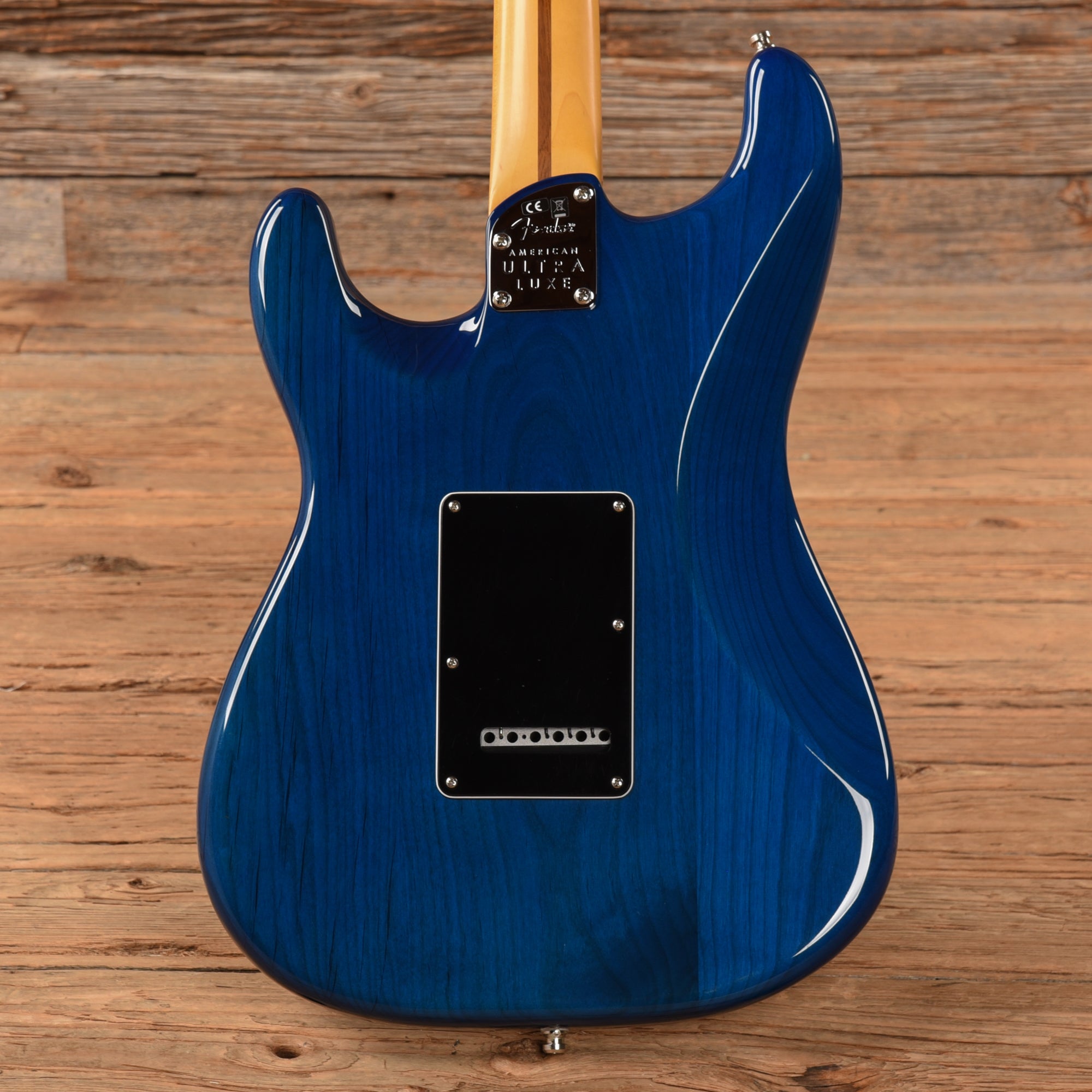 Fender American Ultra Stratocaster Plus Top Denim Burst 2021 Electric Guitars / Solid Body
