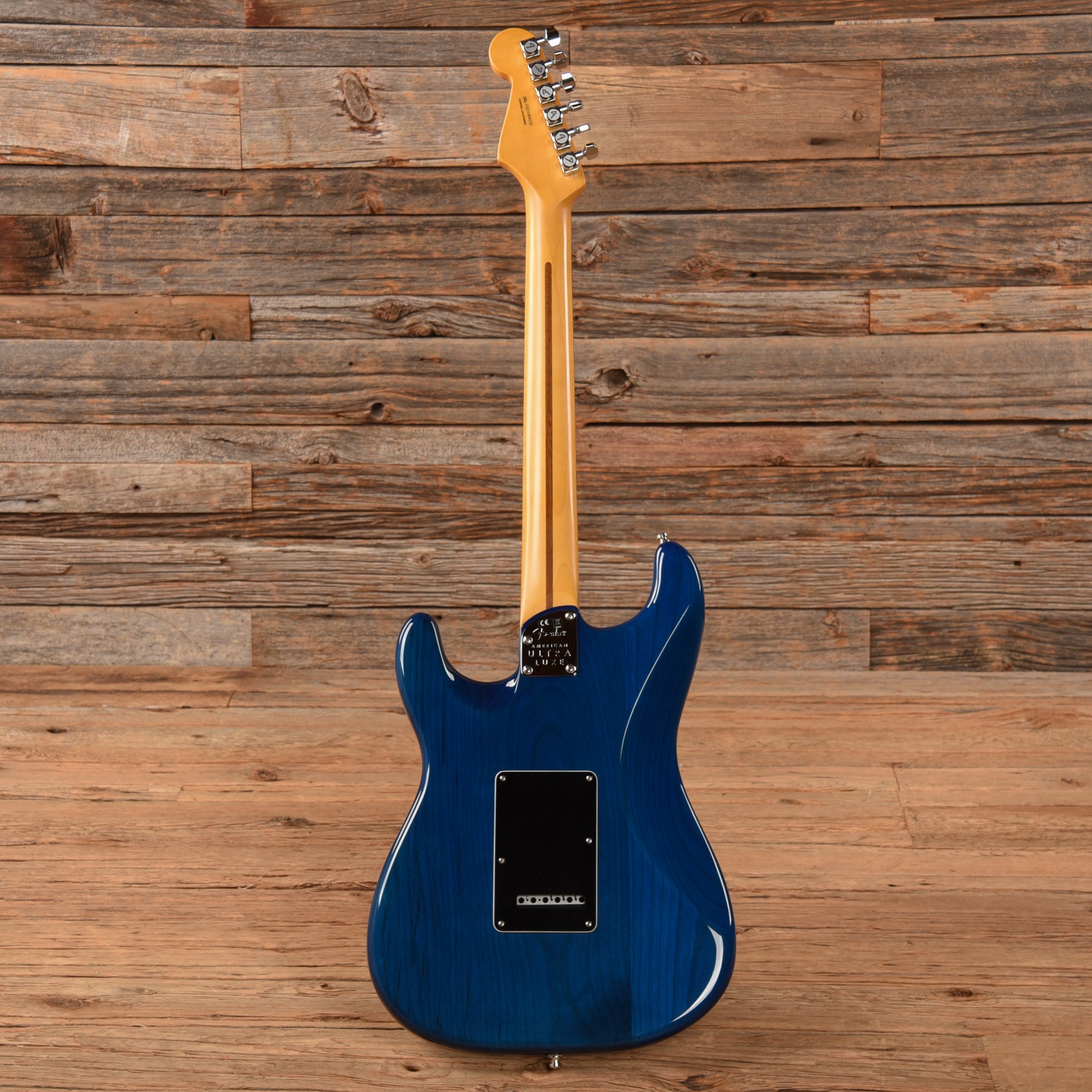 Fender American Ultra Stratocaster Plus Top Denim Burst 2021 Electric Guitars / Solid Body