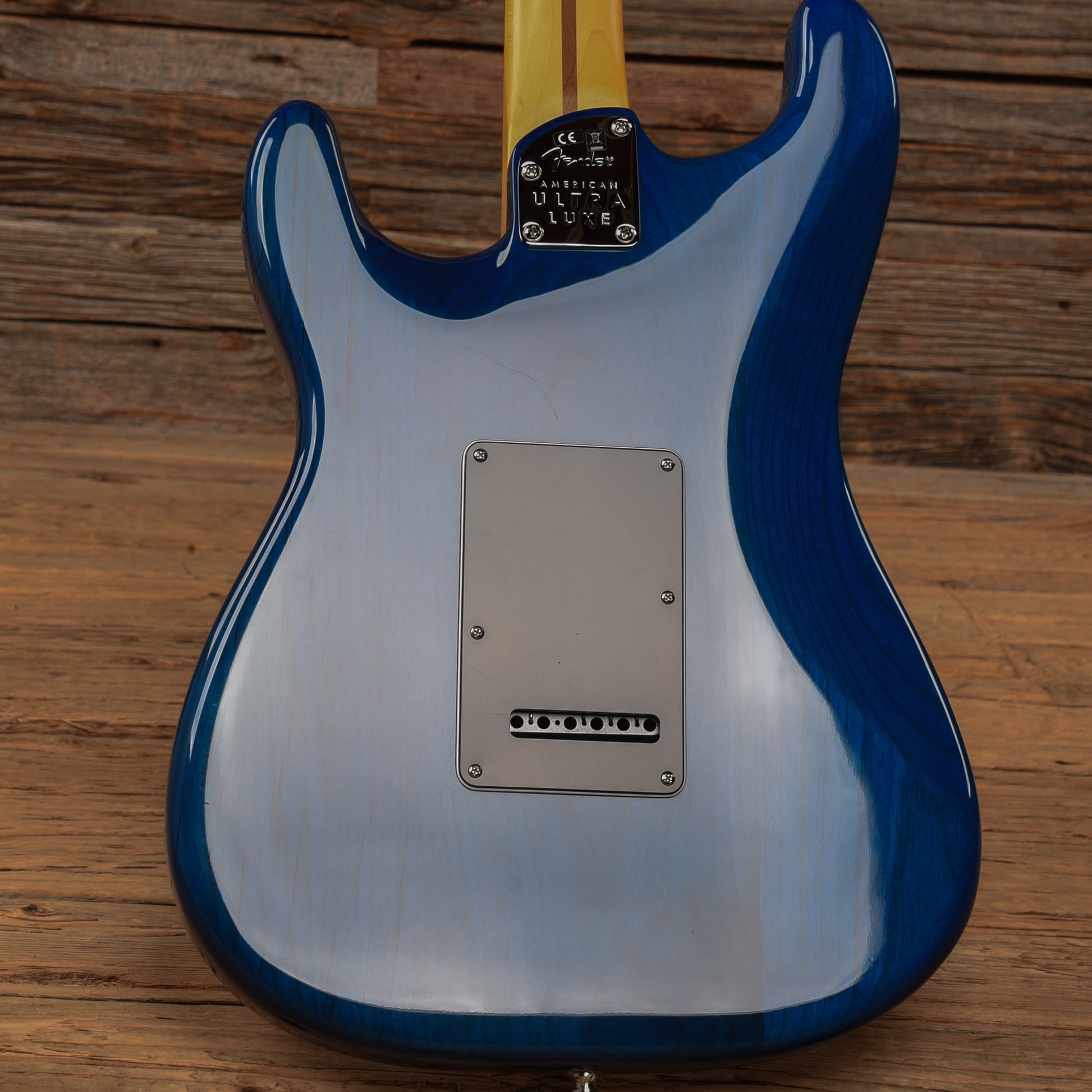 Fender American Ultra Stratocaster Plus Top Denim Burst 2021 Electric Guitars / Solid Body