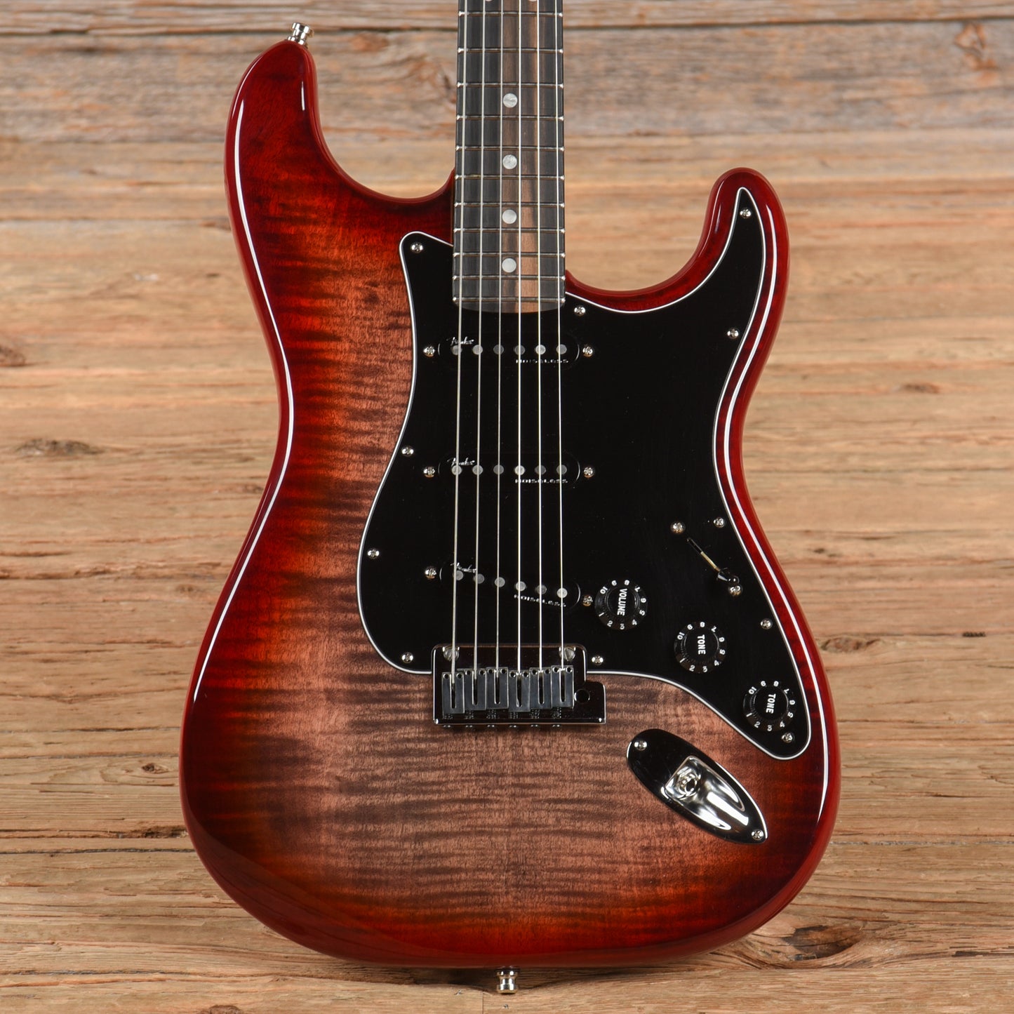 Fender American Ultra Stratocaster Plus Top Sunburst 2022 Electric Guitars / Solid Body