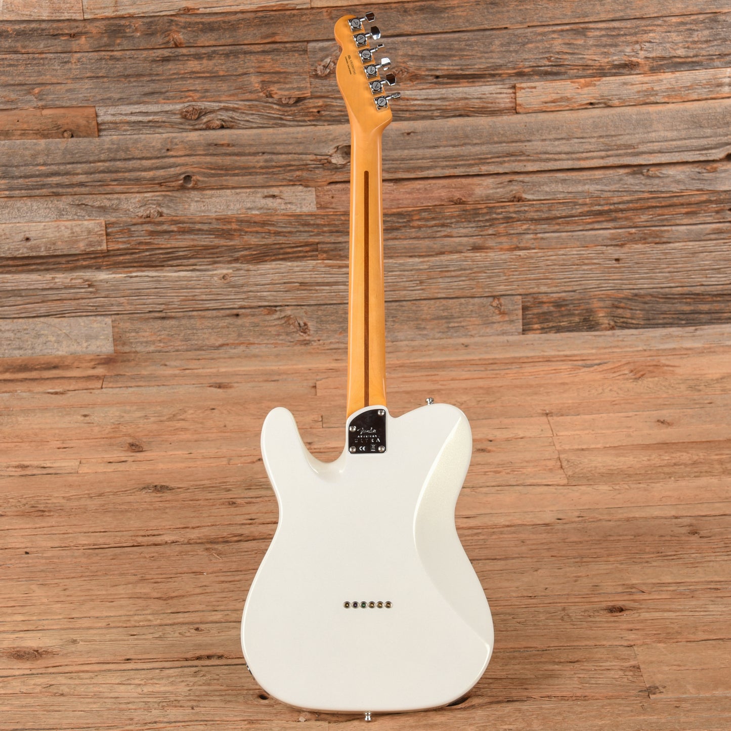 Fender American Ultra Telecaster Arctic Pearl 2022 Electric Guitars / Solid Body