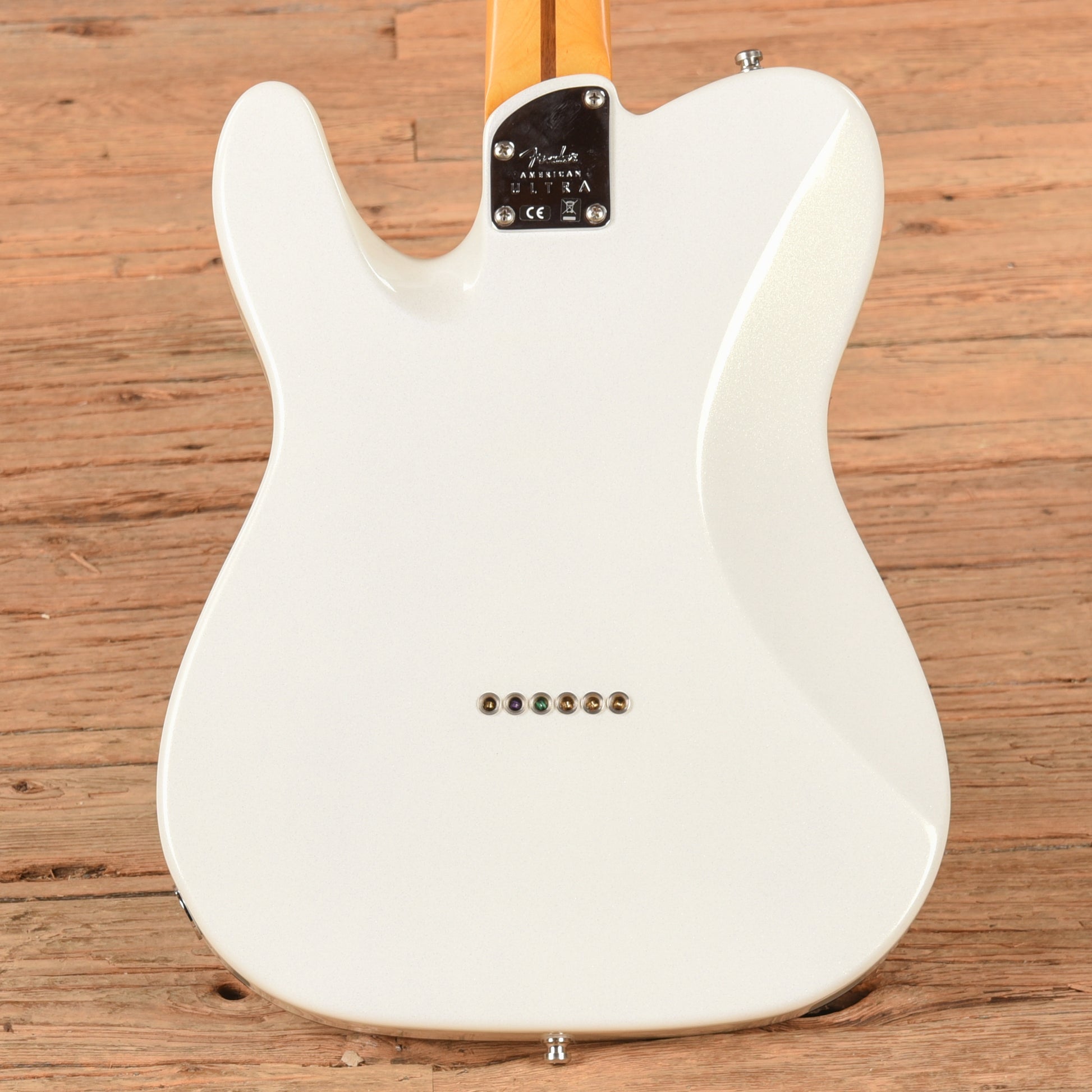 Fender American Ultra Telecaster Arctic Pearl 2022 Electric Guitars / Solid Body