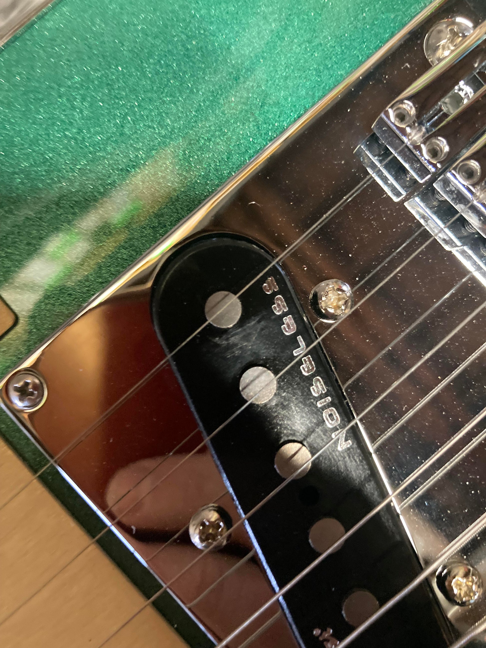 Fender American Ultra Telecaster Mystic Pine w/Ebony Fingerboard & Anodized Gold Pickguard Electric Guitars / Solid Body