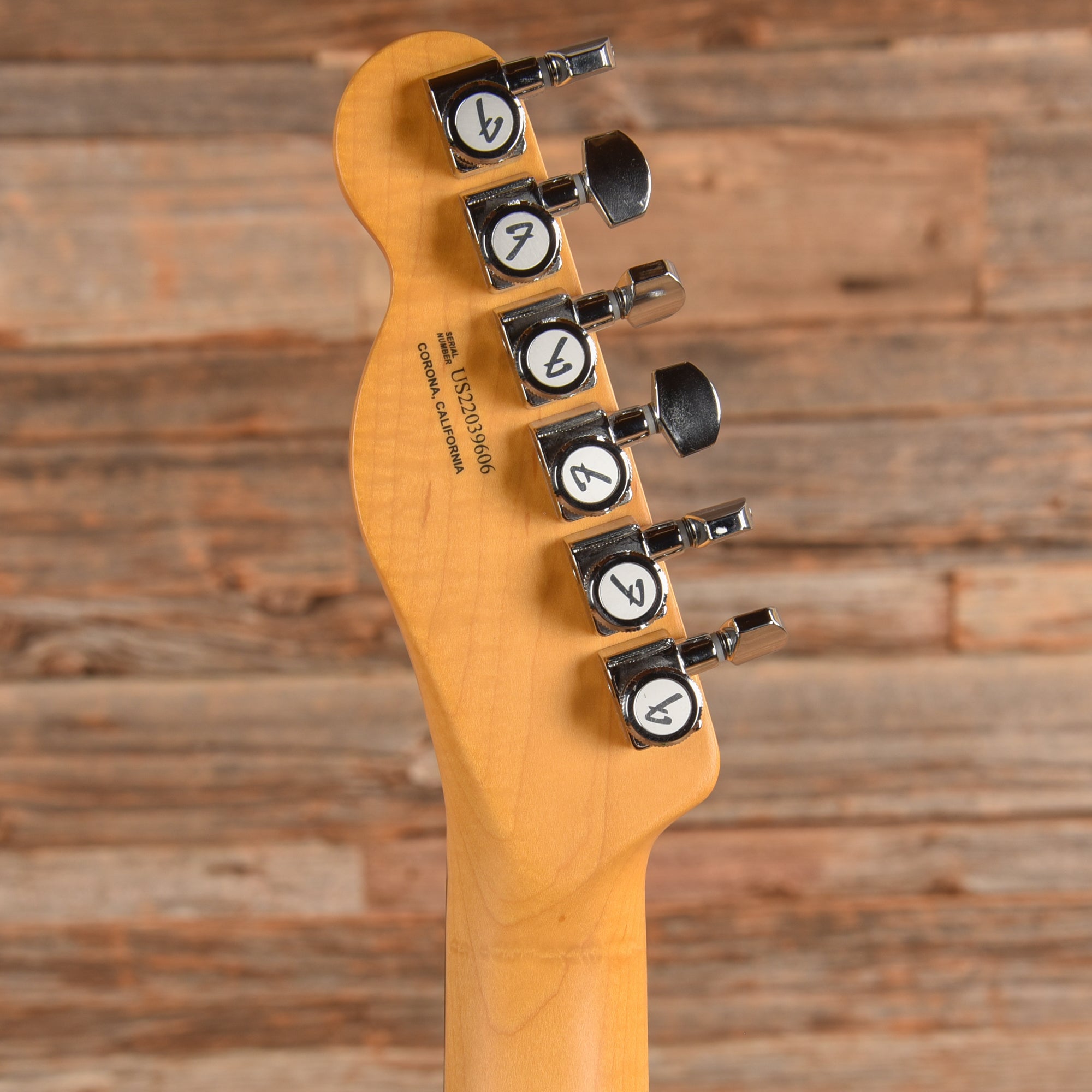 Fender American Ultra Telecaster Mystic Pine w/Ebony Fingerboard & Anodized Gold Pickguard Electric Guitars / Solid Body