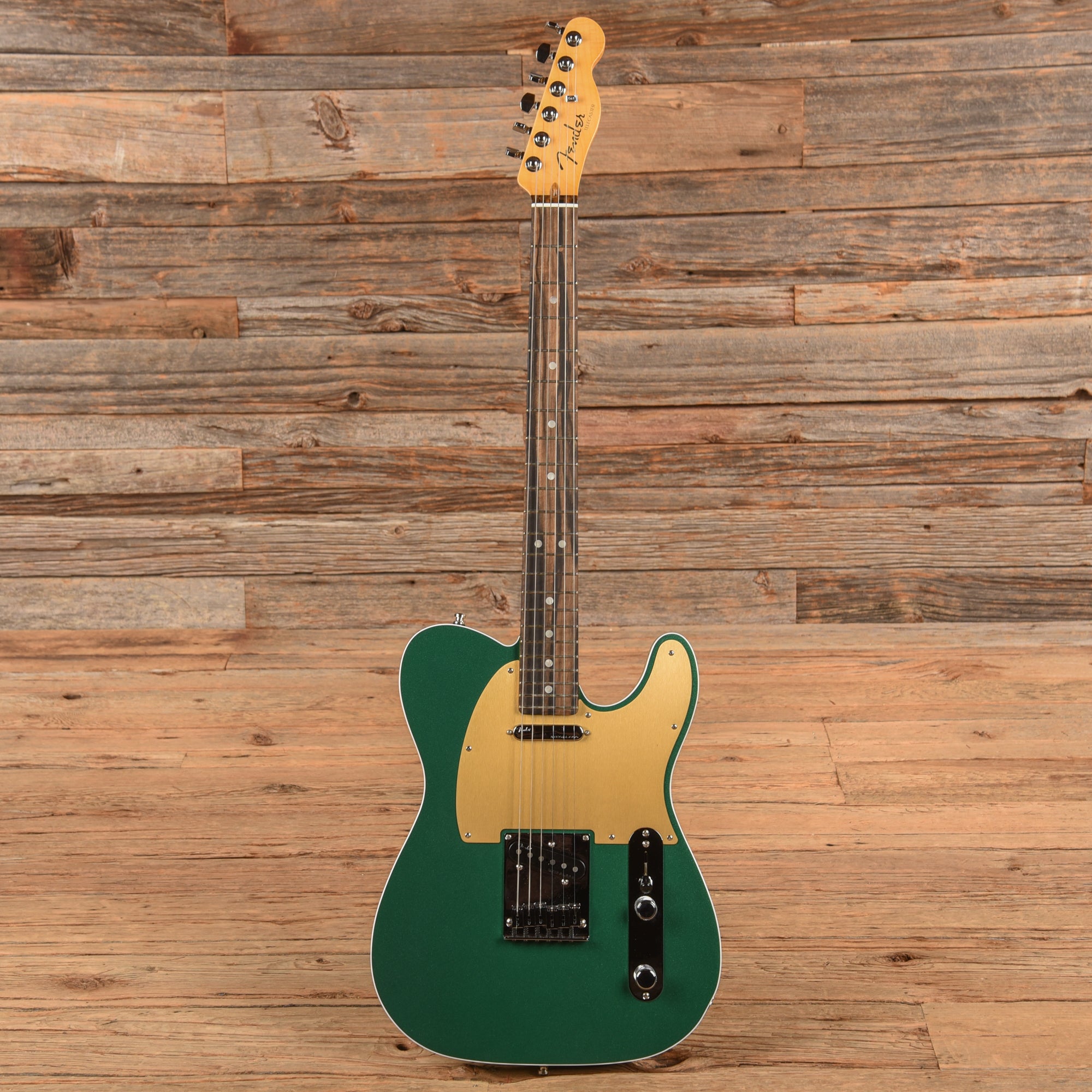 Fender American Ultra Telecaster Mystic Pine w/Ebony Fingerboard & Anodized Gold Pickguard Electric Guitars / Solid Body