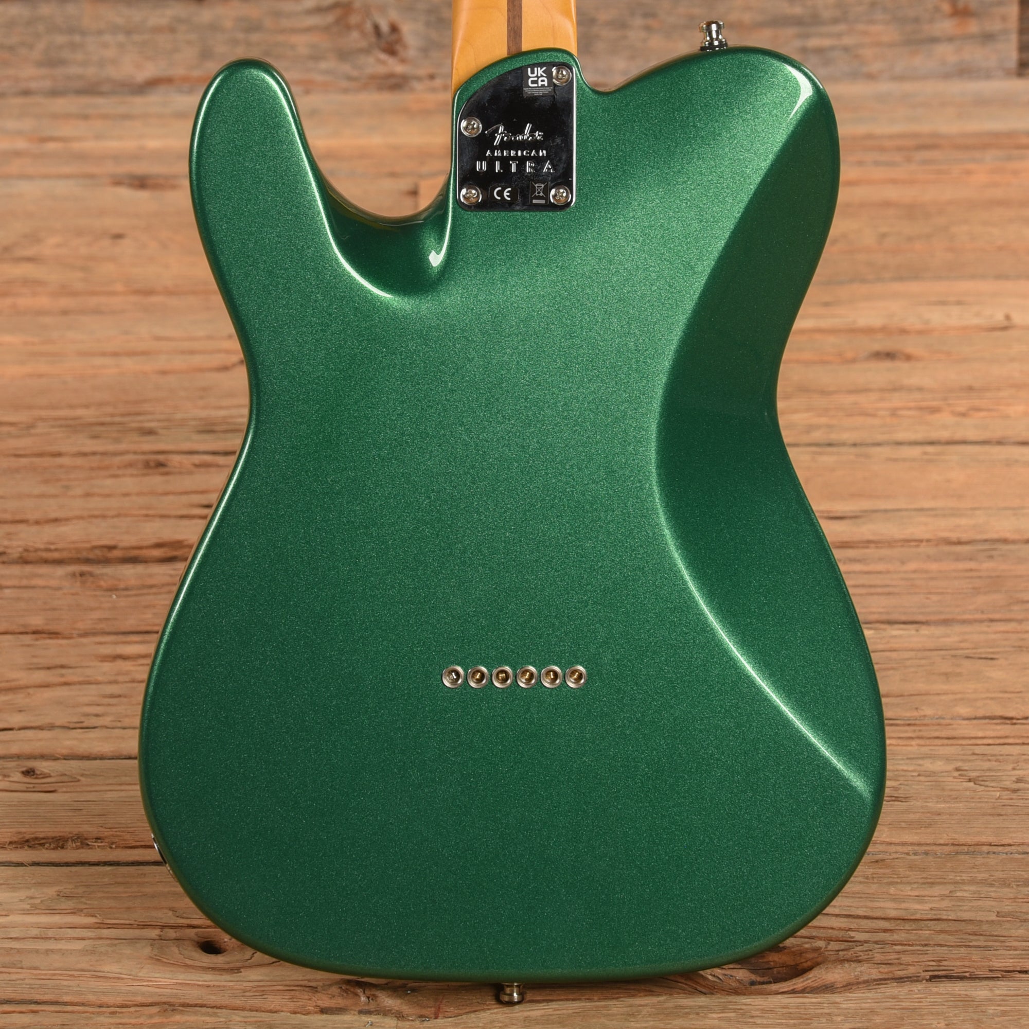 Fender American Ultra Telecaster Mystic Pine w/Ebony Fingerboard & Anodized Gold Pickguard Electric Guitars / Solid Body