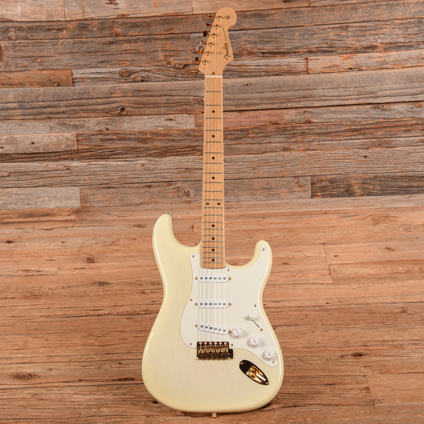 Fender American Vintage '56 Stratocaster Aged White Blonde 2014 Electric Guitars / Solid Body
