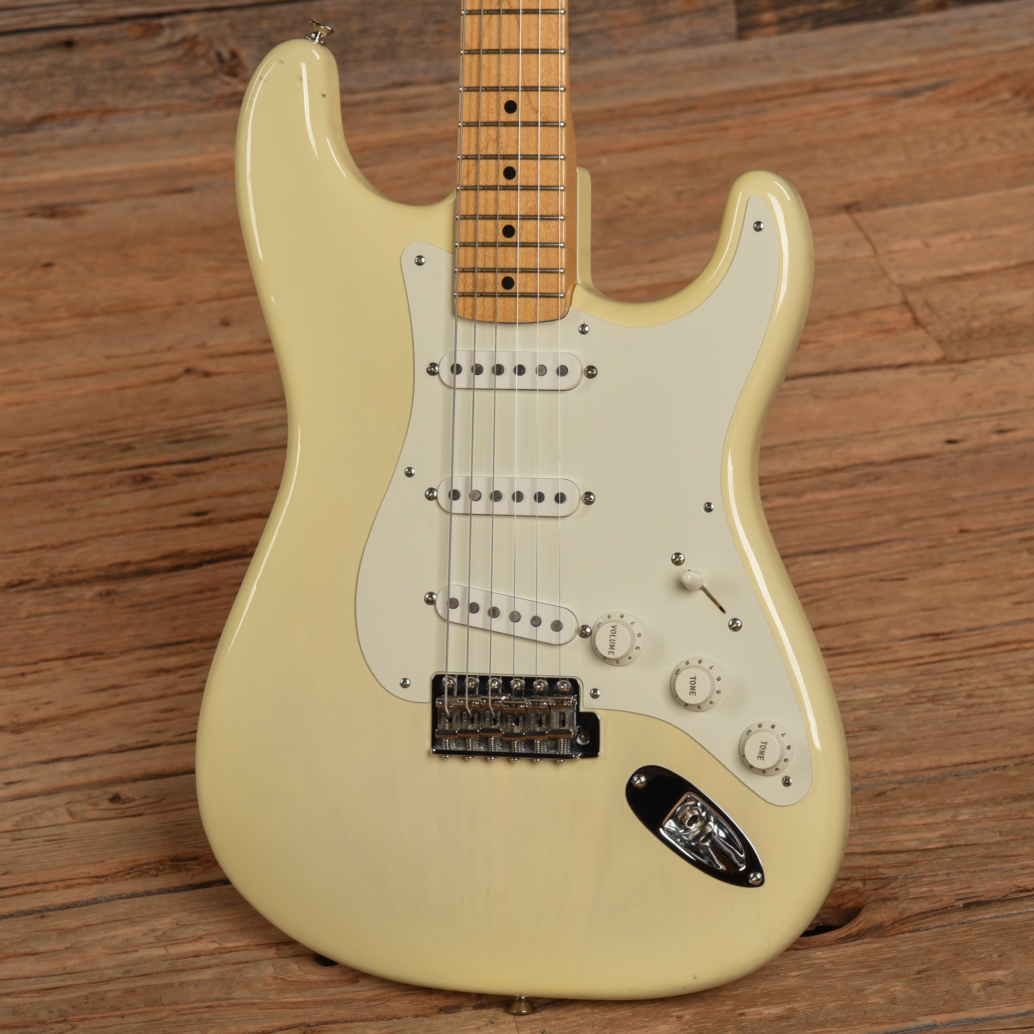 Fender American Vintage 56 Stratocaster White Blonde 2014 Electric Guitars / Solid Body