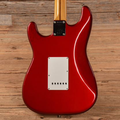 Fender American Vintage 57 Stratocaster Candy Apple Red 1986 Electric Guitars / Solid Body