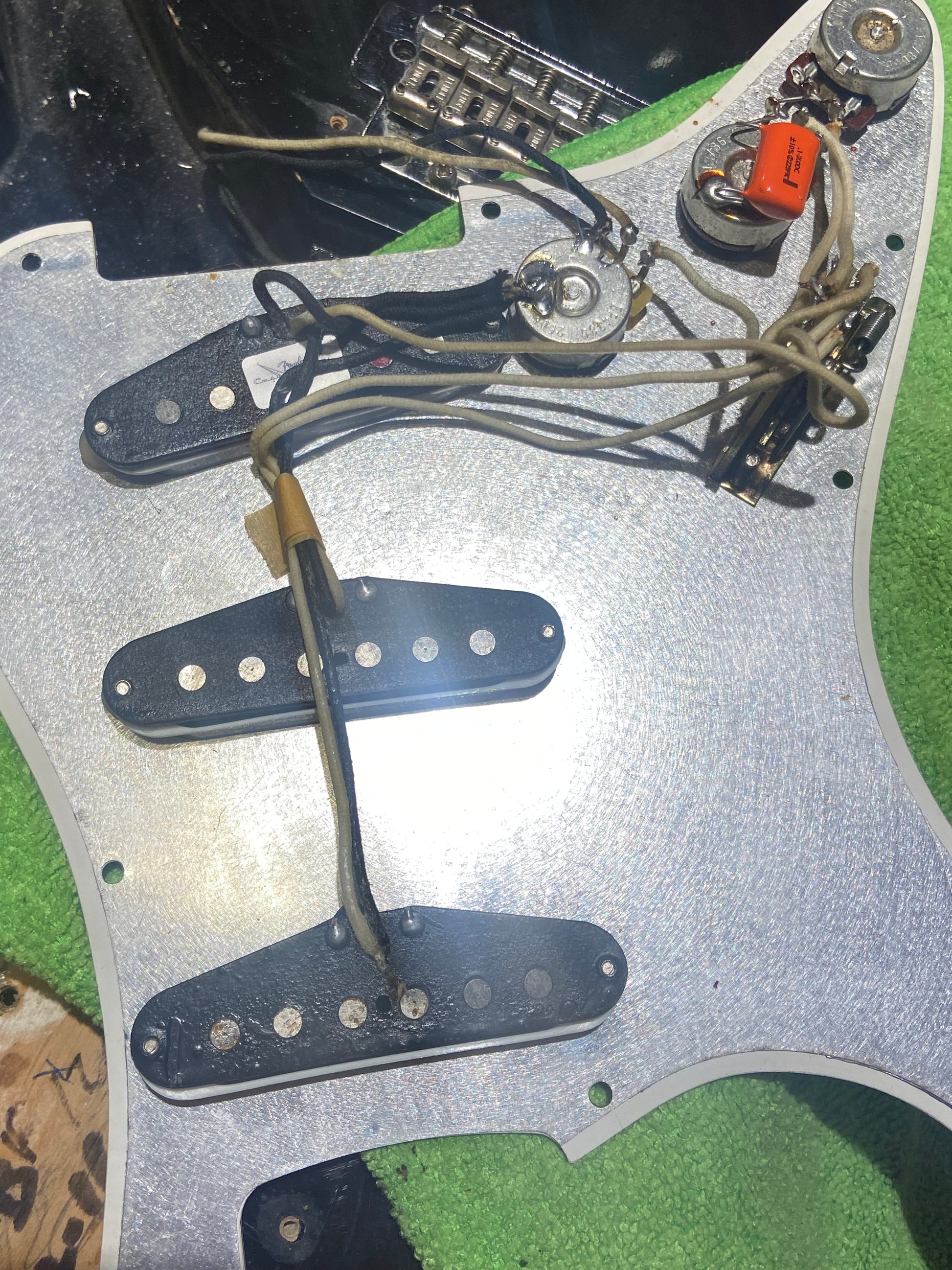 Fender American Vintage '62 Stratocaster Black 1987 Electric Guitars / Solid Body