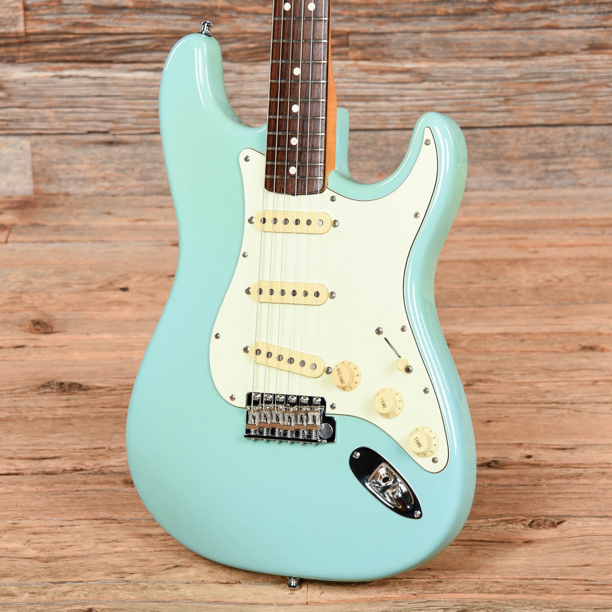 Fender American Vintage '62 Stratocaster Neck with Unknown Body Sea Foam Green Refin Electric Guitars / Solid Body