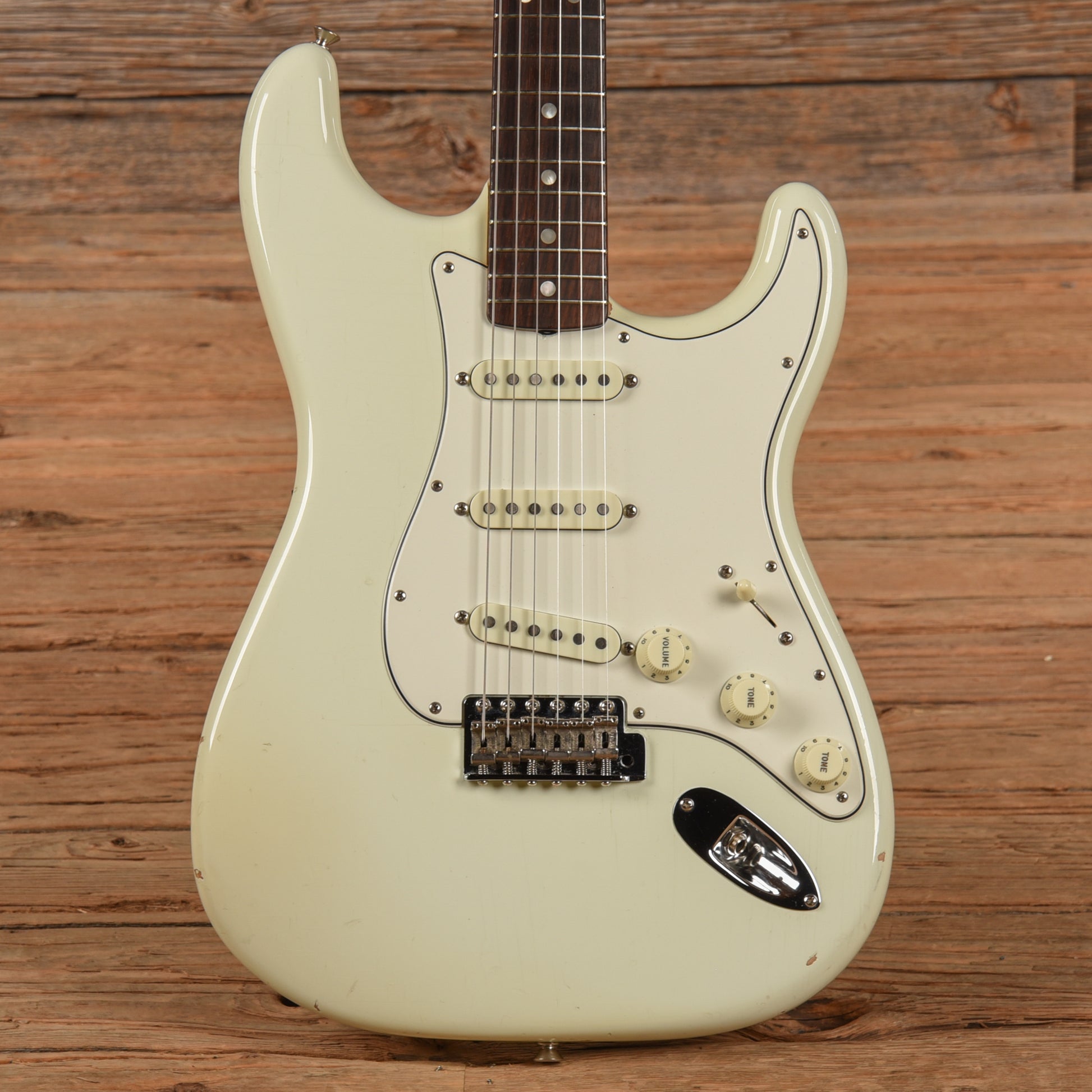 Fender American Vintage 65 Stratocaster Olympic White 2015 Electric Guitars / Solid Body