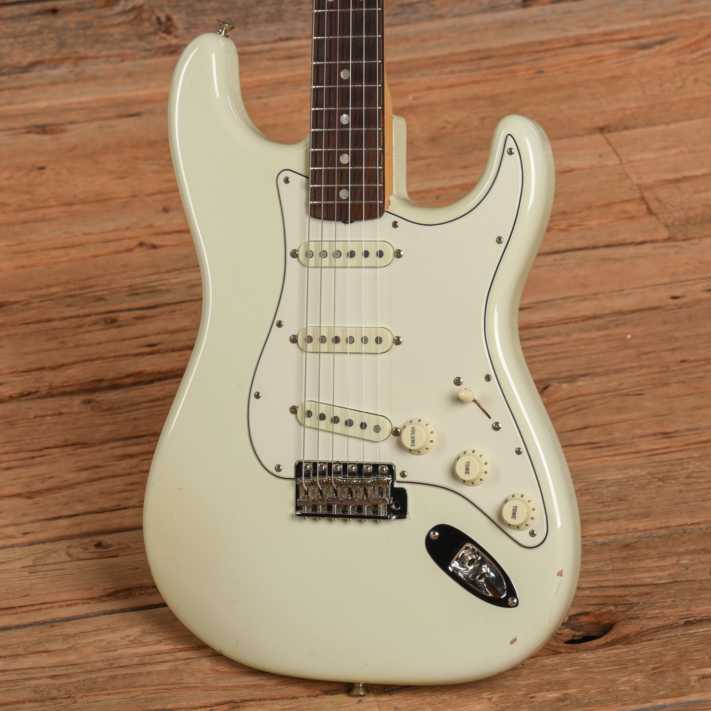 Fender American Vintage 65 Stratocaster Olympic White 2015 Electric Guitars / Solid Body