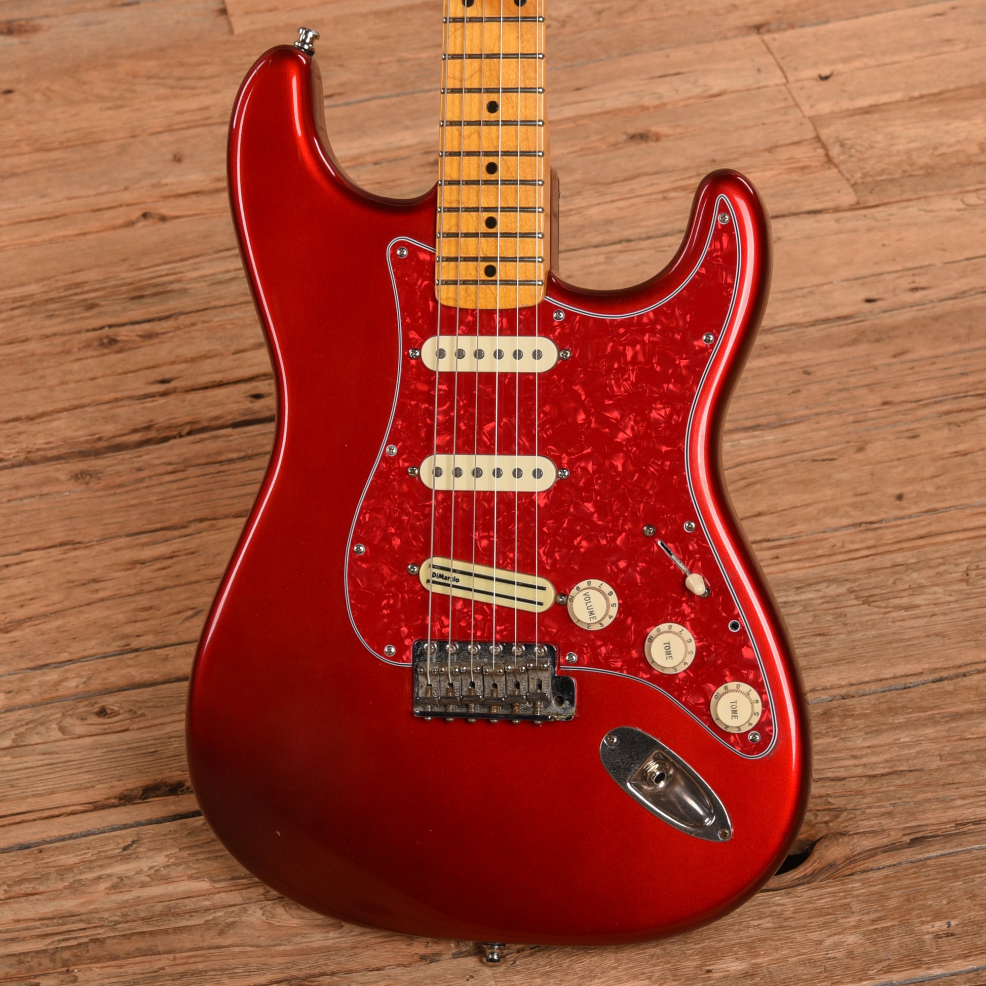 Fender American Vintage Hot Rod '57 Stratocaster Candy Apple Red 2010 Electric Guitars / Solid Body