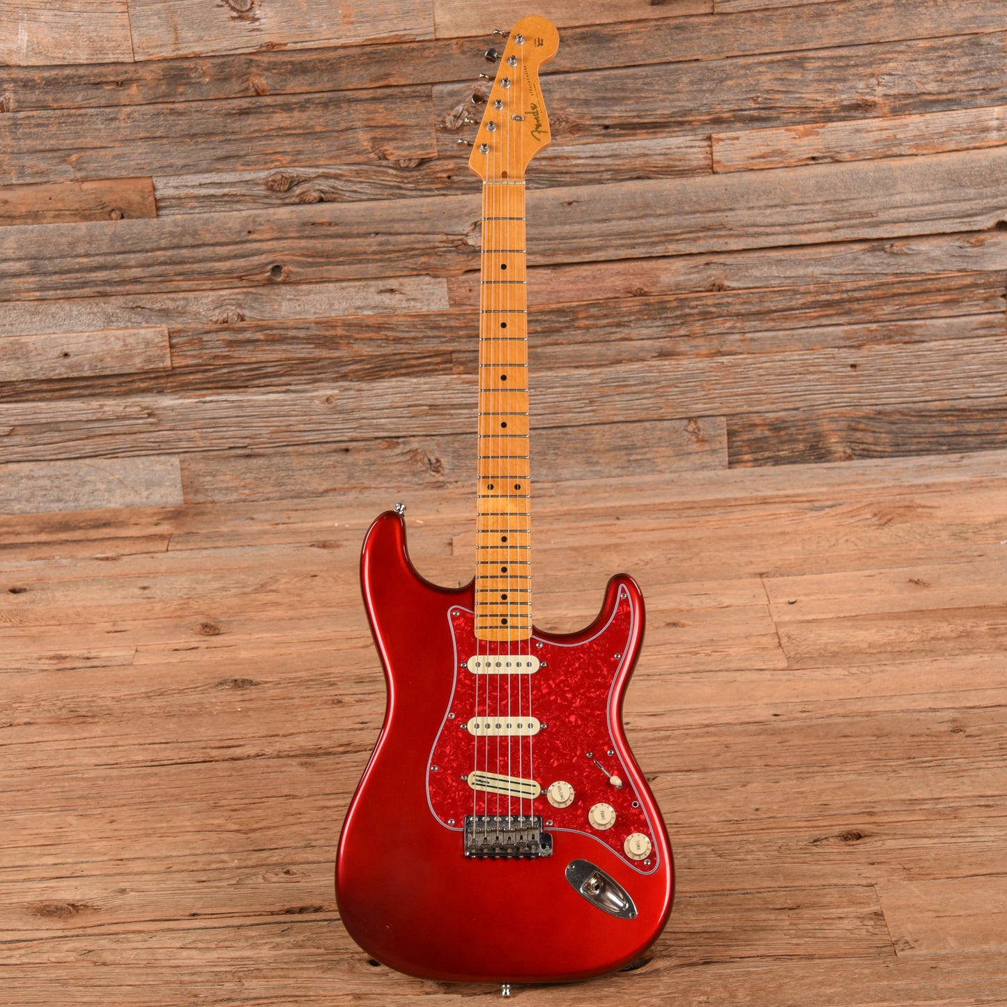 Fender American Vintage Hot Rod '57 Stratocaster Candy Apple Red 2010 Electric Guitars / Solid Body