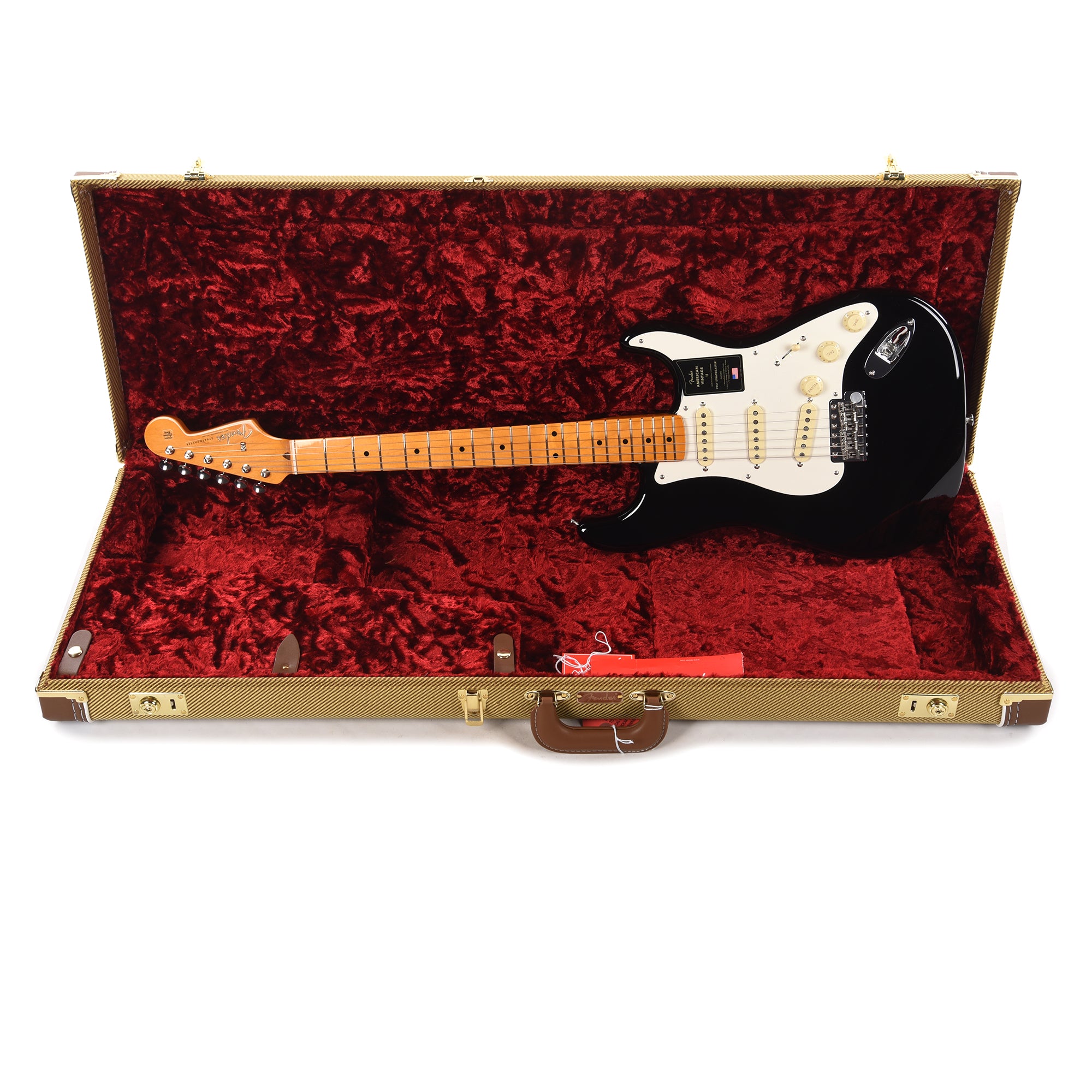 Fender American Vintage II 1957 Stratocaster Black Electric Guitars / Solid Body