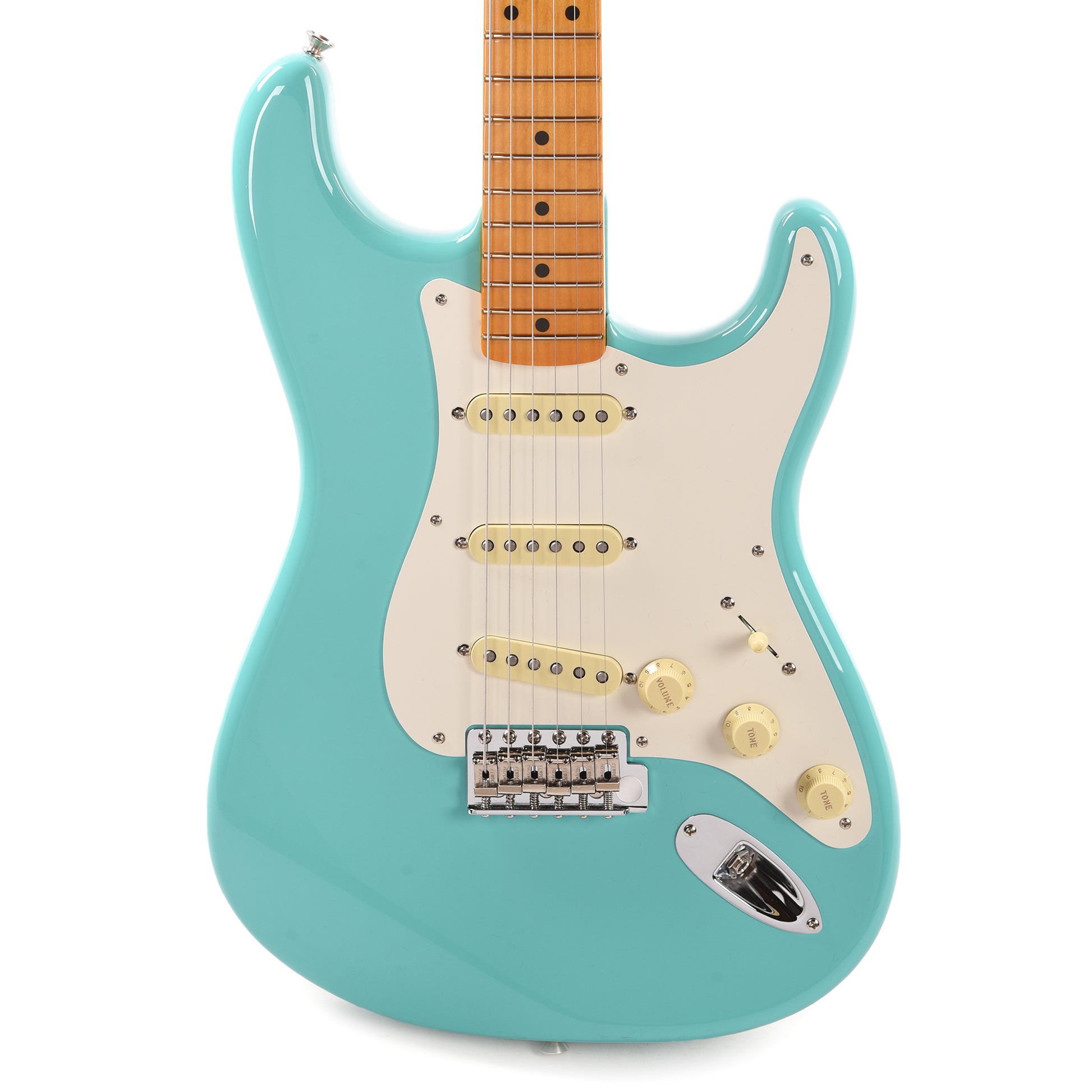 Fender American Vintage II 1957 Stratocaster Sea Foam Green Electric Guitars / Solid Body