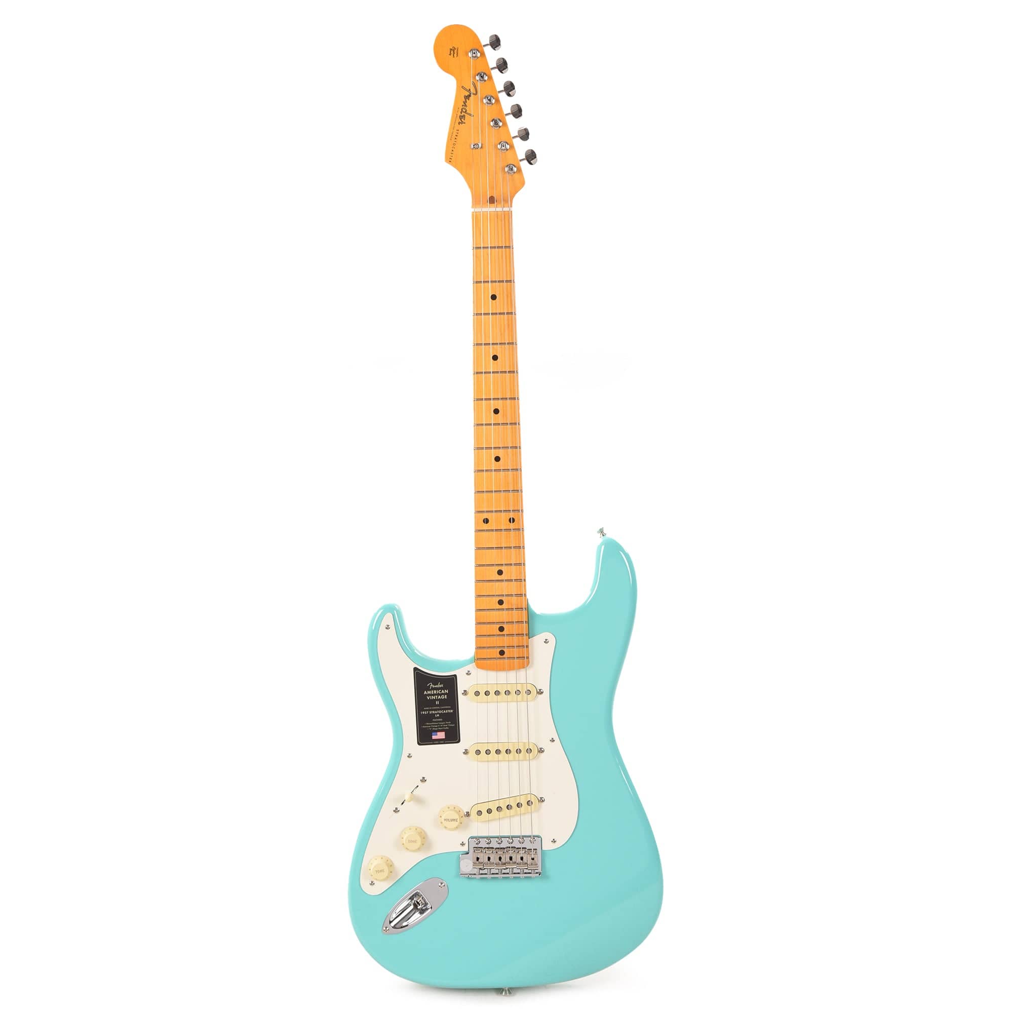 Fender American Vintage II 1957 Stratocaster Sea Foam Green LEFTY Electric Guitars / Solid Body