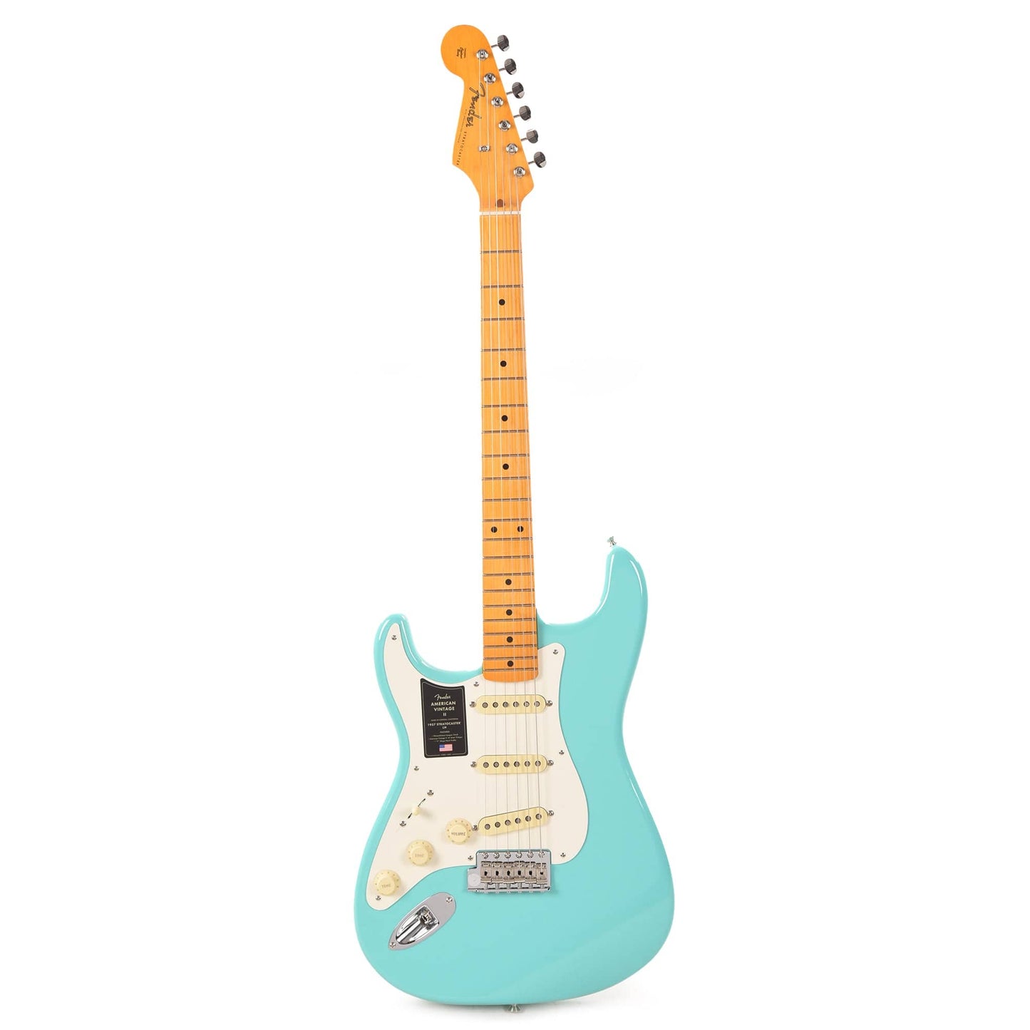 Fender American Vintage II 1957 Stratocaster Sea Foam Green LEFTY Electric Guitars / Solid Body